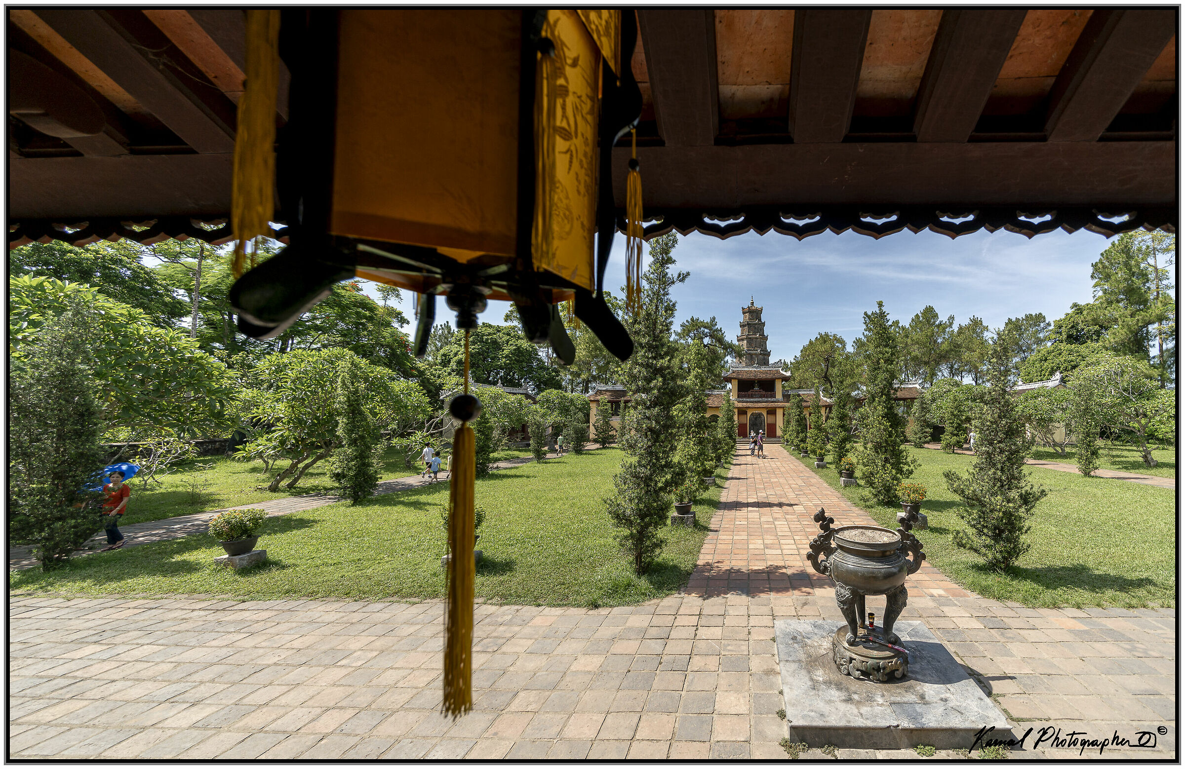 Thien Mu Pagoda, western area of Huè (Vietnam)