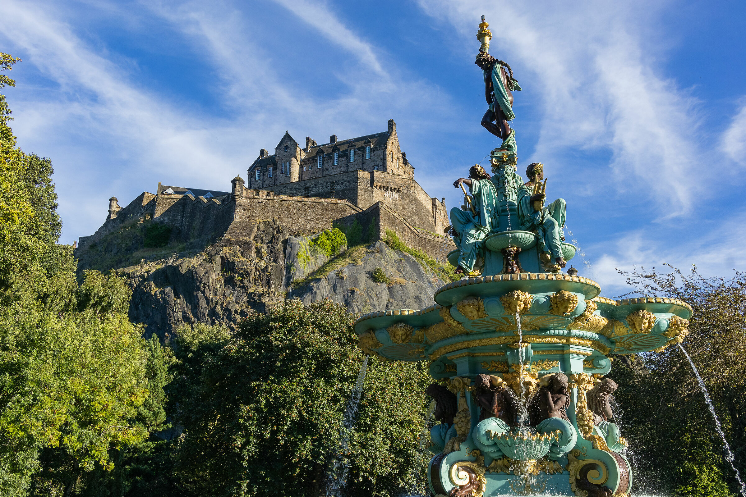 Ross Fountain e Castello