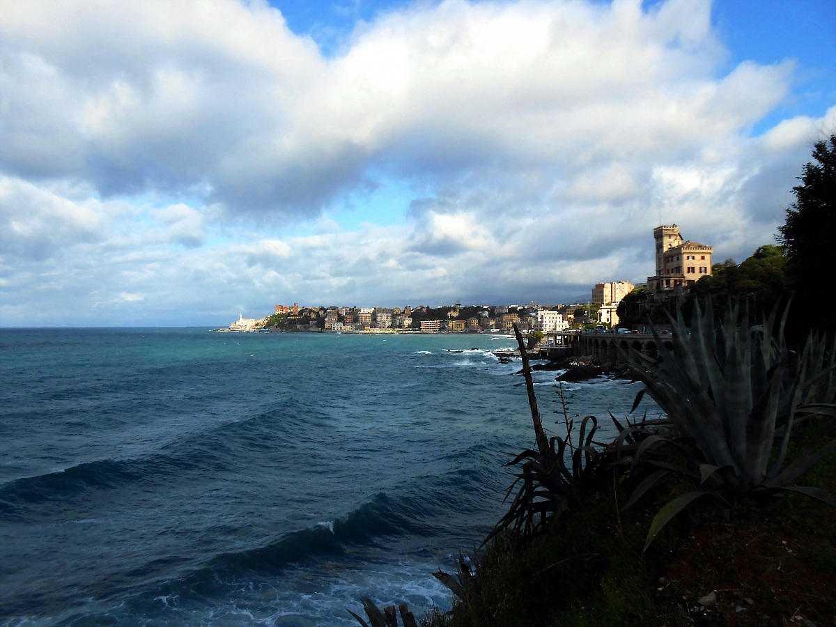 Genoa to the east