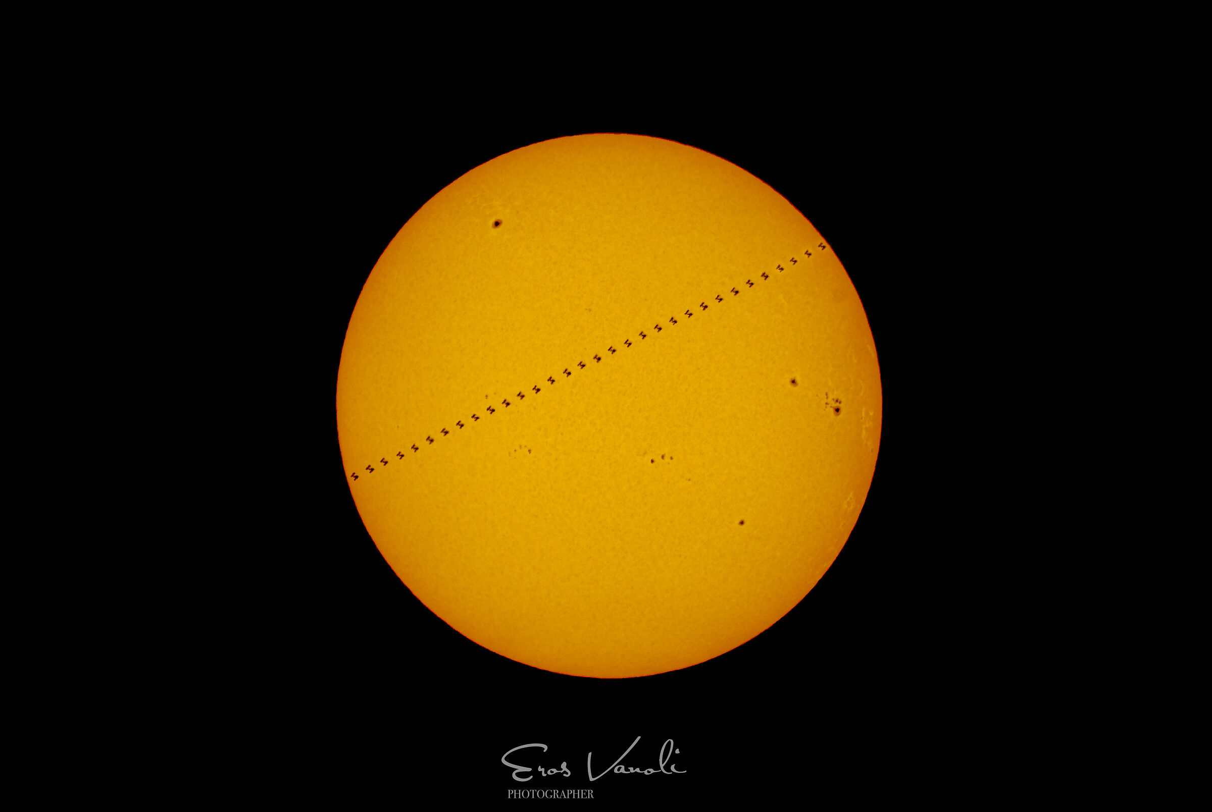 transito solare iss