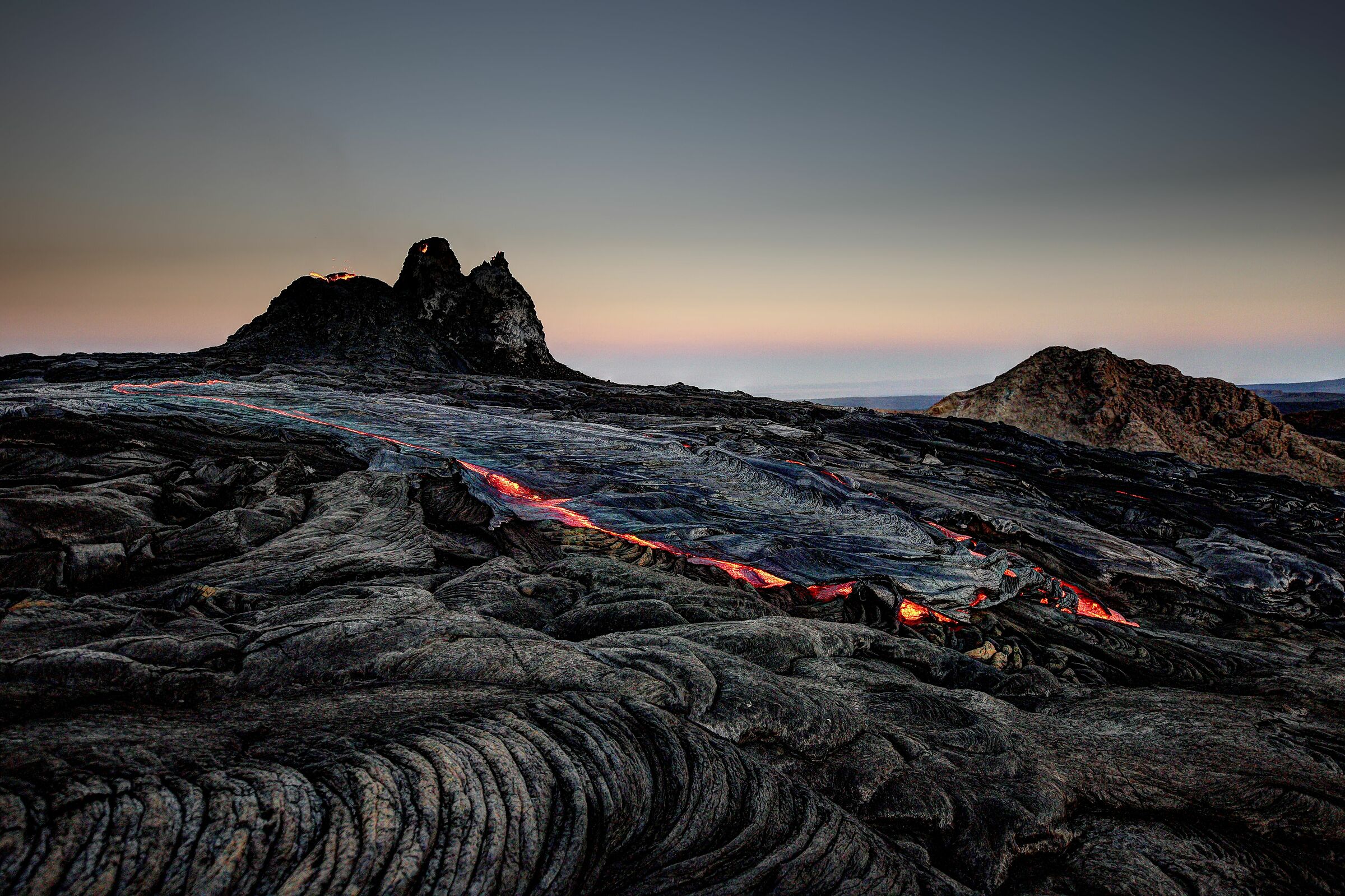 Il vulcano Erta Ale in Dancalia Etiopia