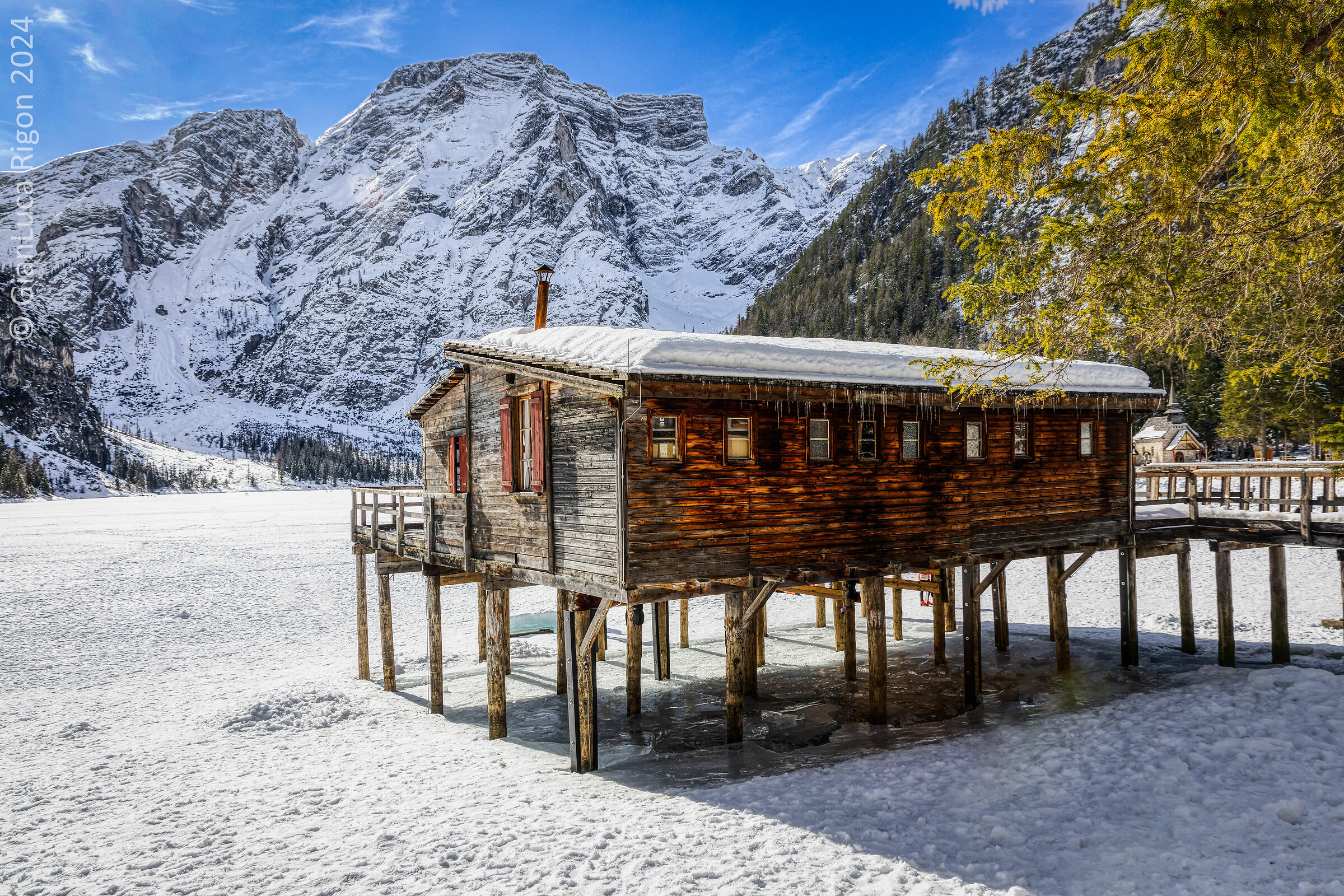 Braies on ice