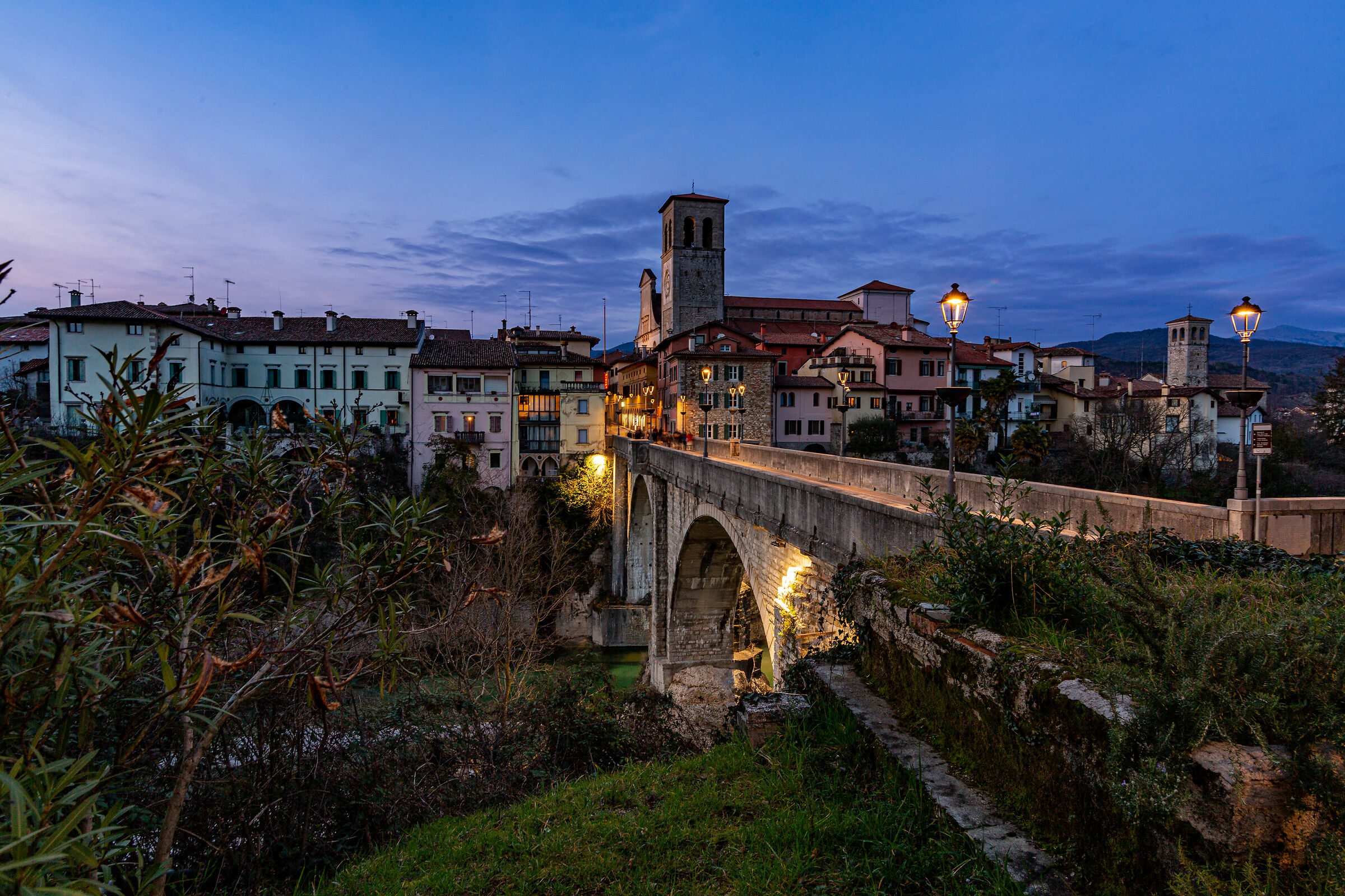 Ponte del Diavolo ormai alla sera