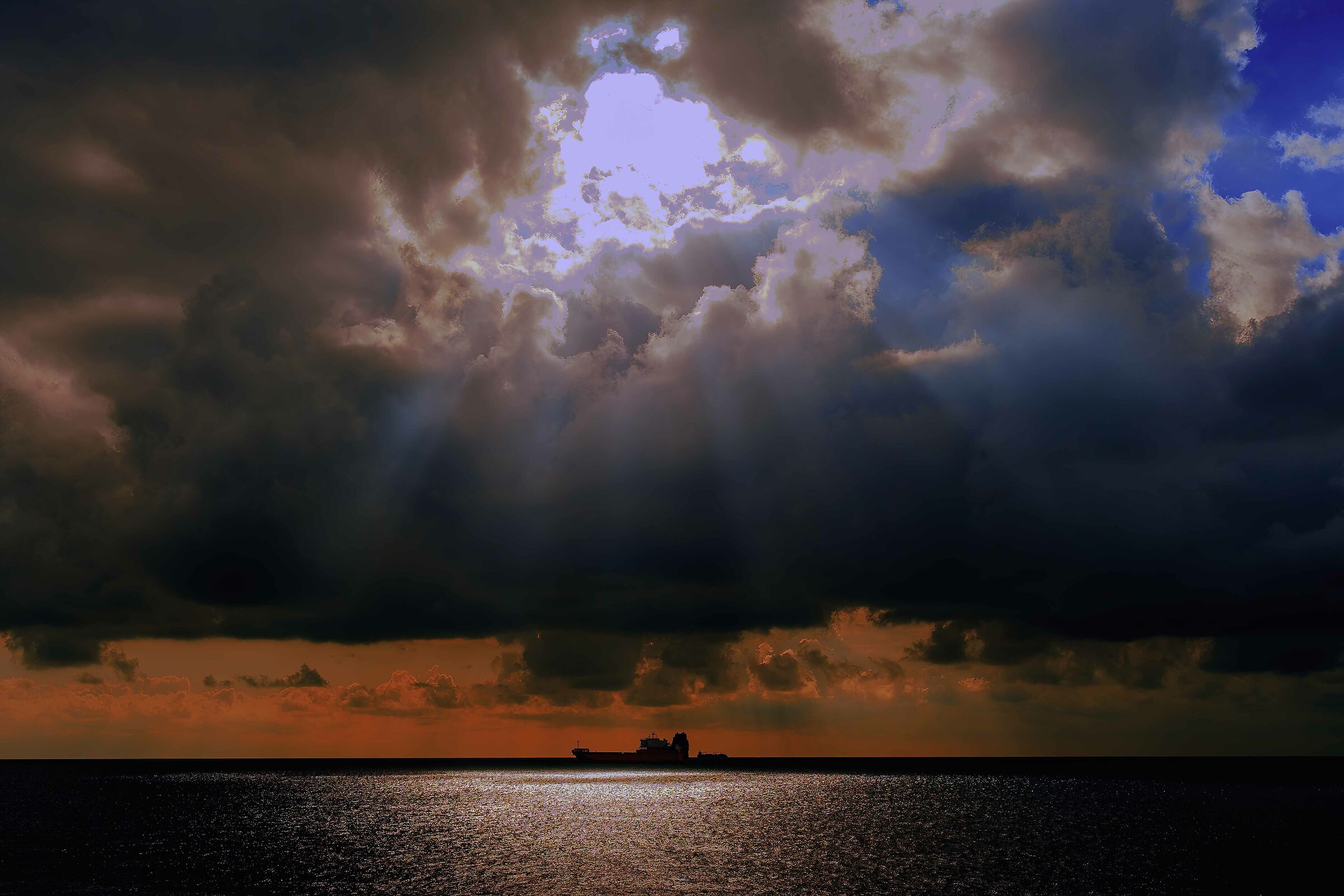 Un cielo inquietante