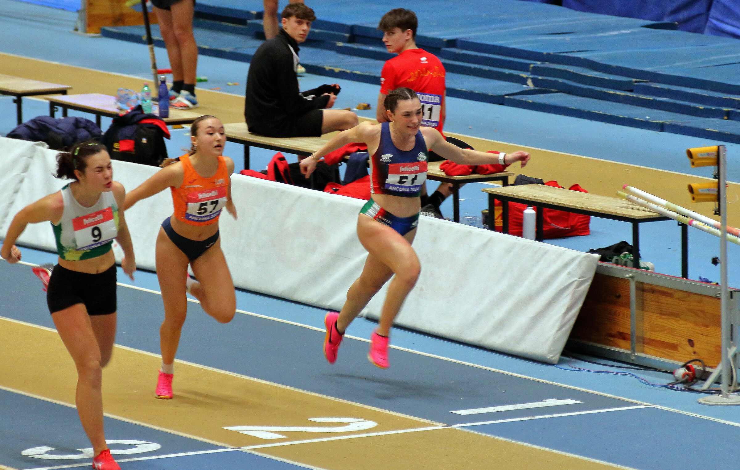 Headlong on the finish line