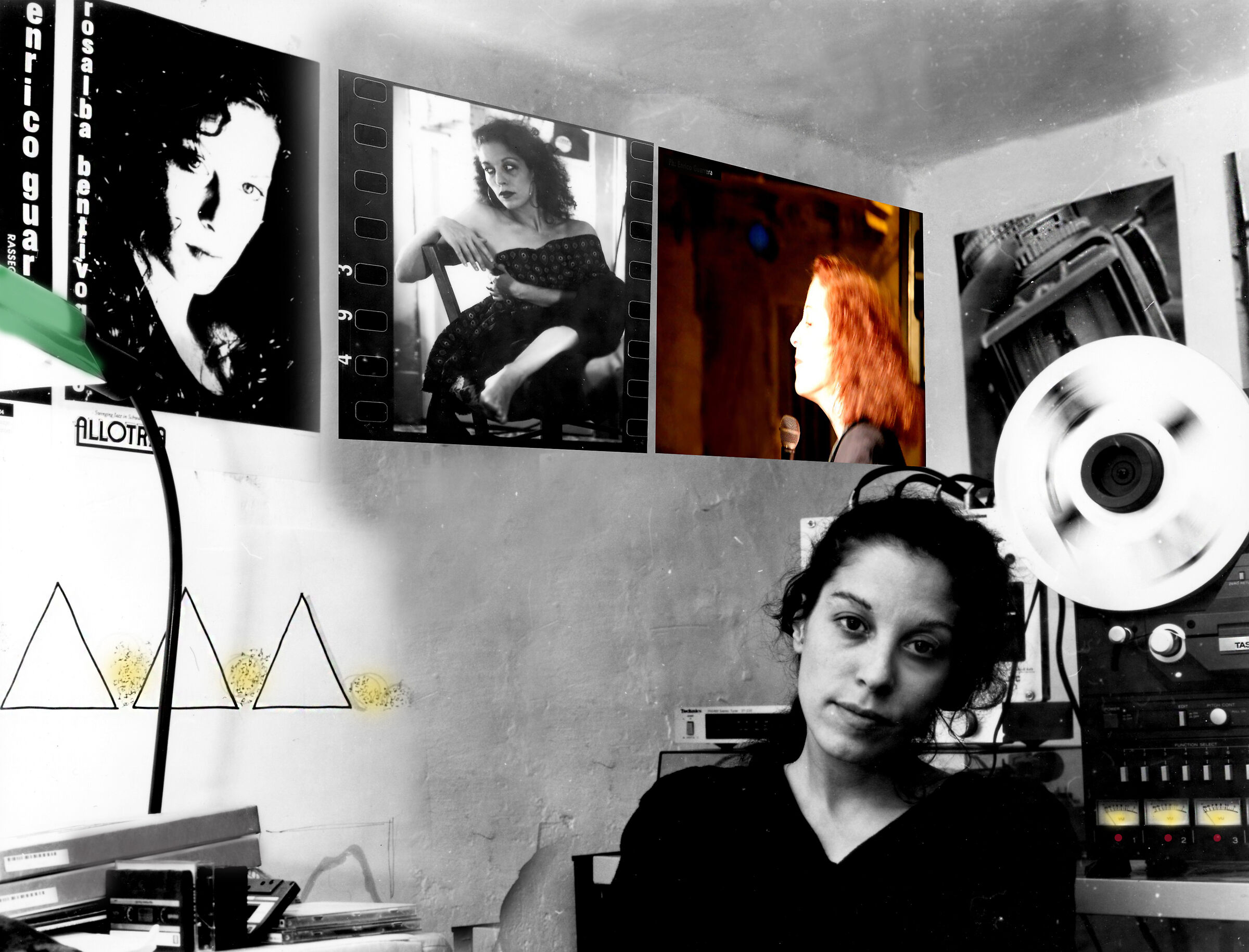 Bentivoglio in the recording studio