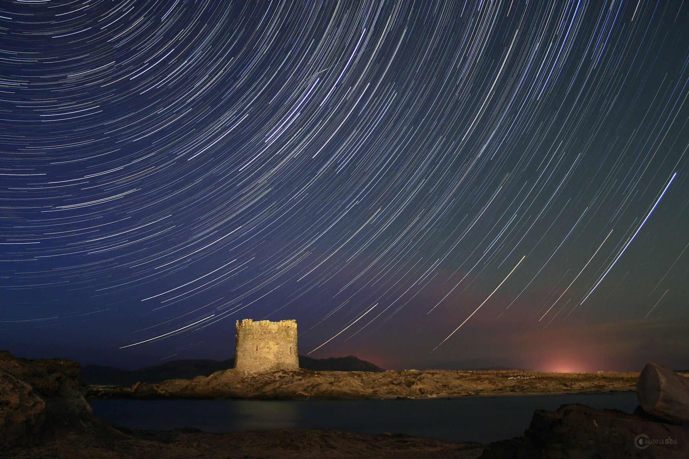 Startrail Torre della Pelosa - Stintino