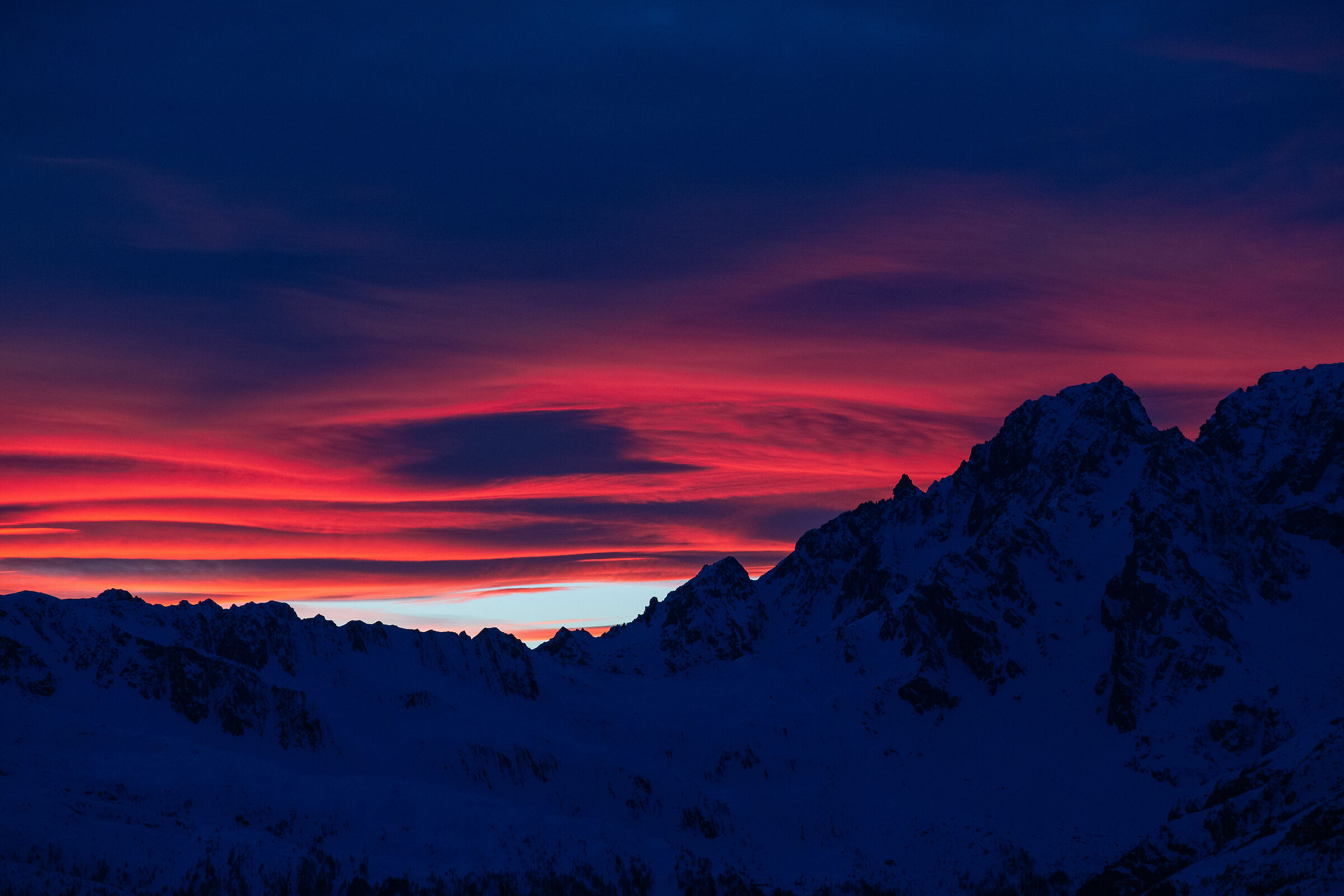 Tramonto al Bivacco Sufrina