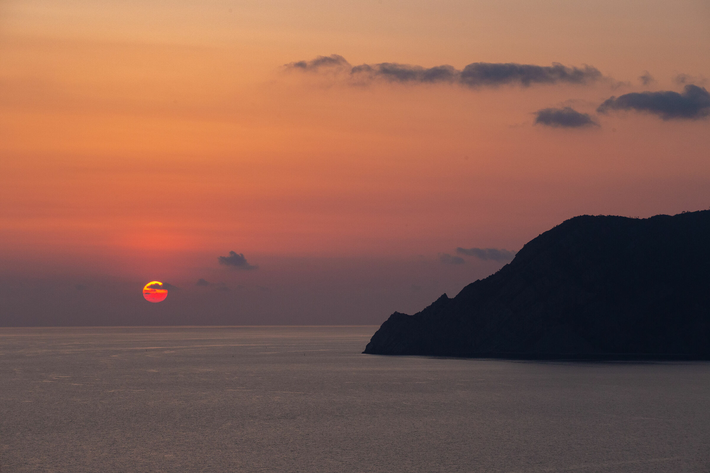 Tramonto sul Sentiero Azzurro