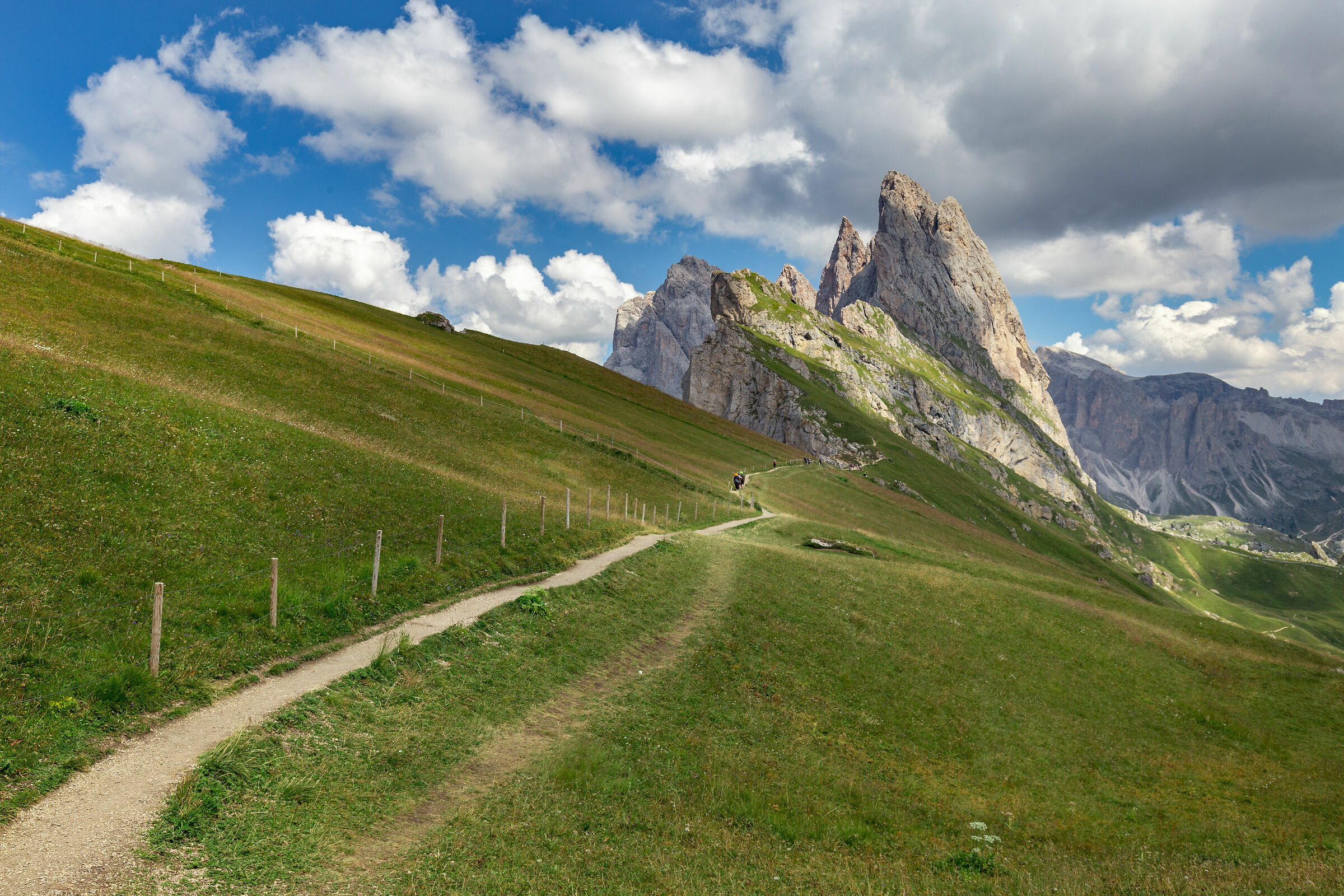Camminare sul Seceda