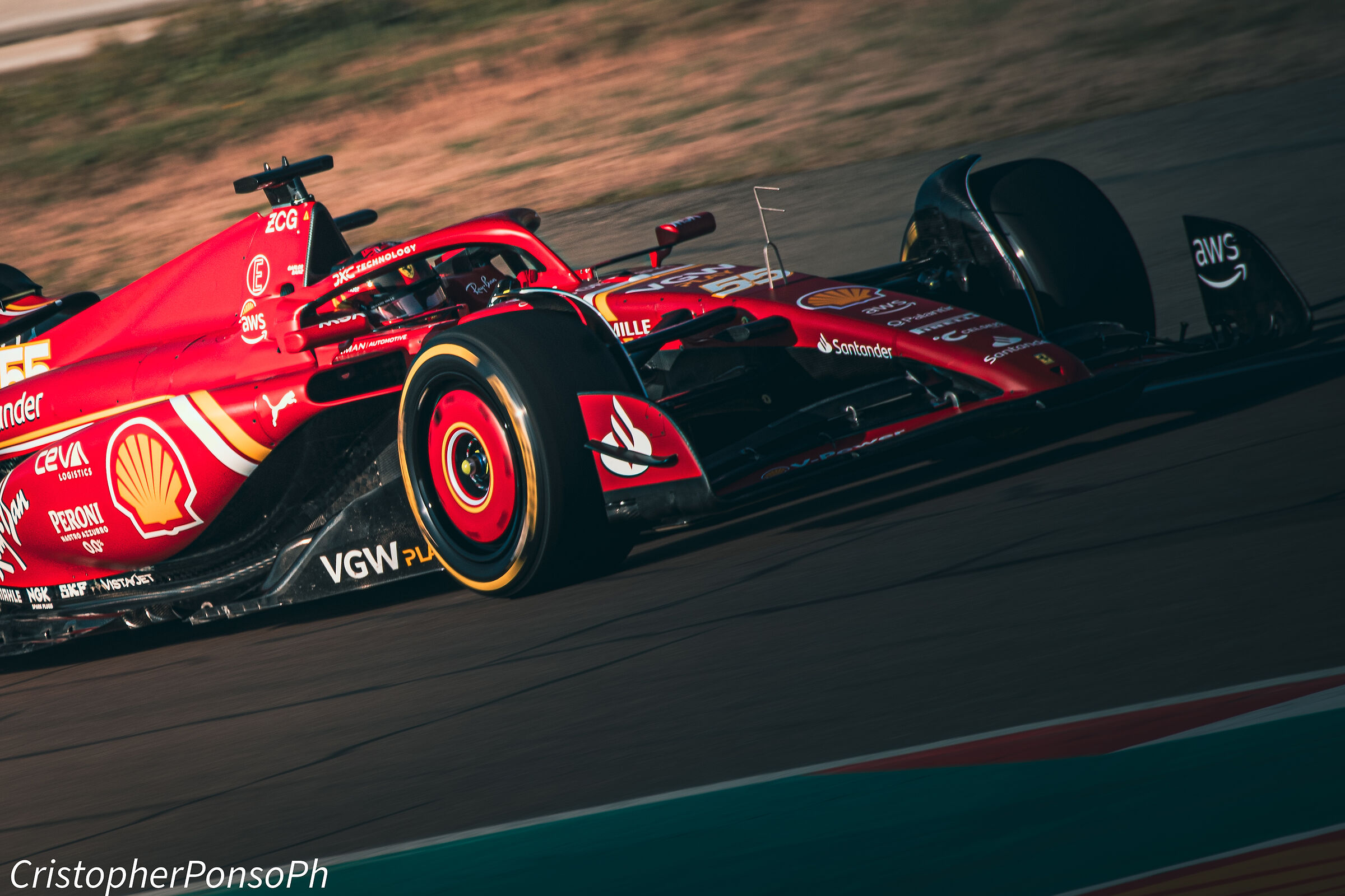 Carlos Sainz Sf24 Fiorano