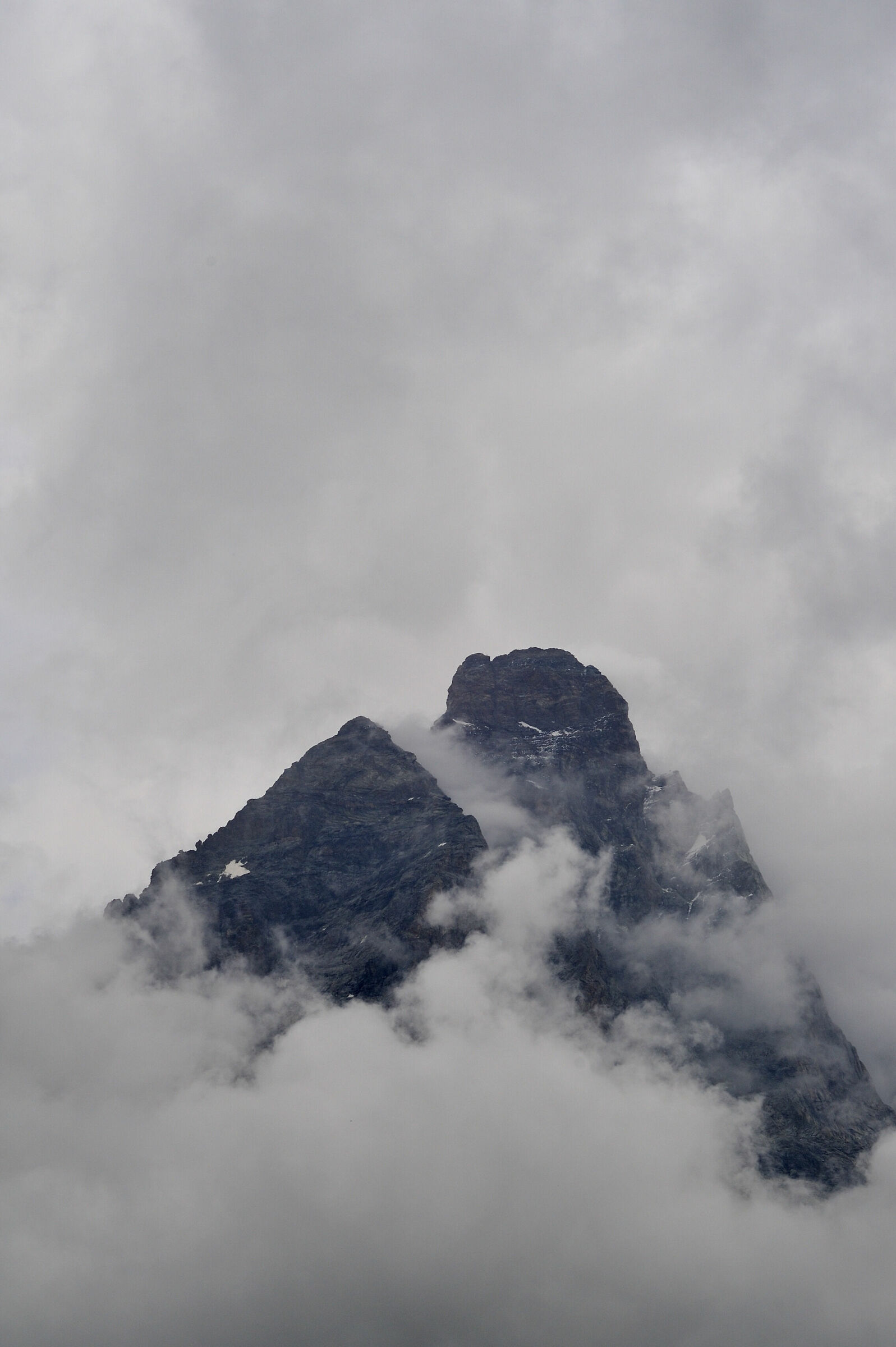 In the clouds