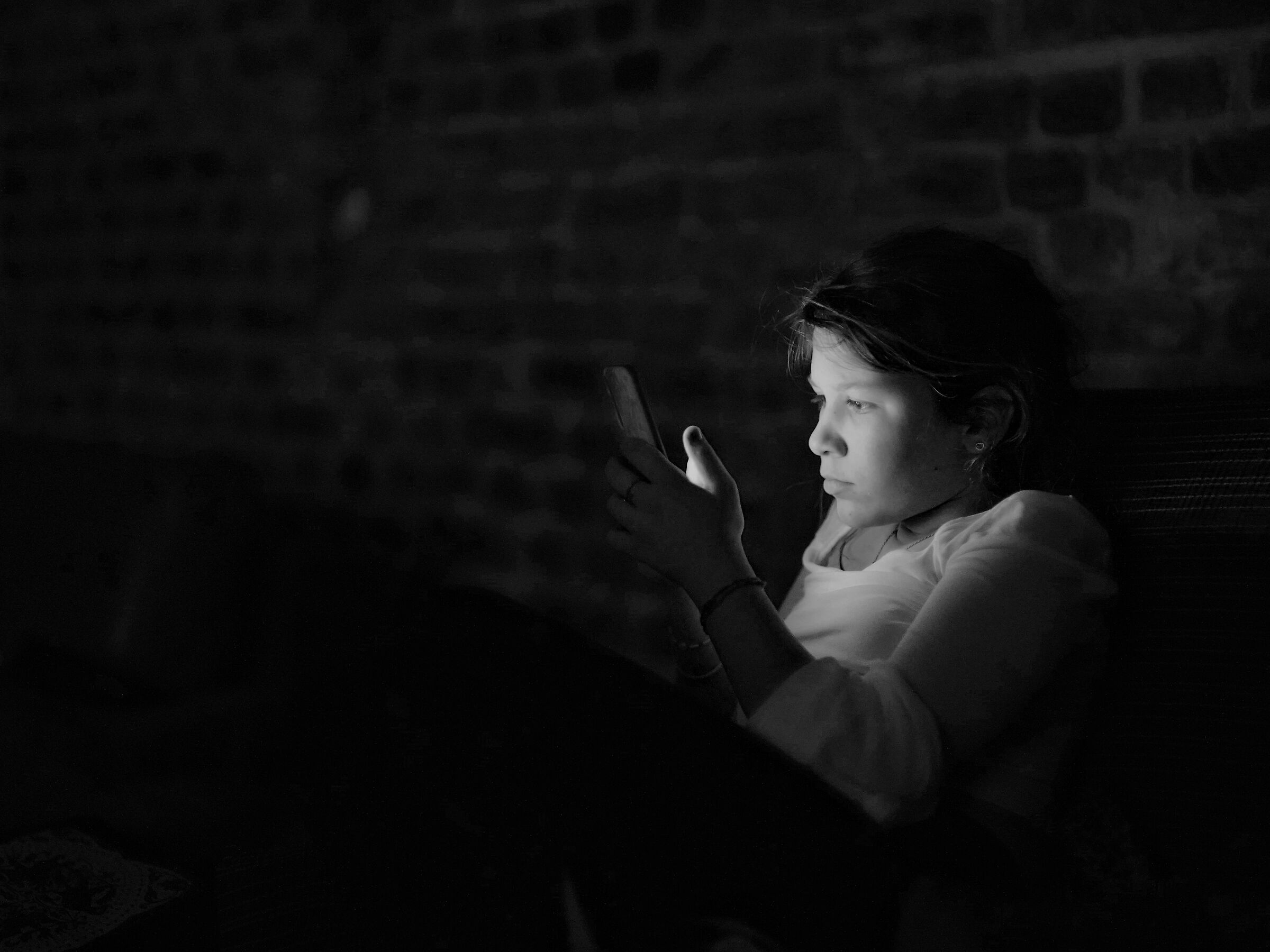 La luce dello smartphone