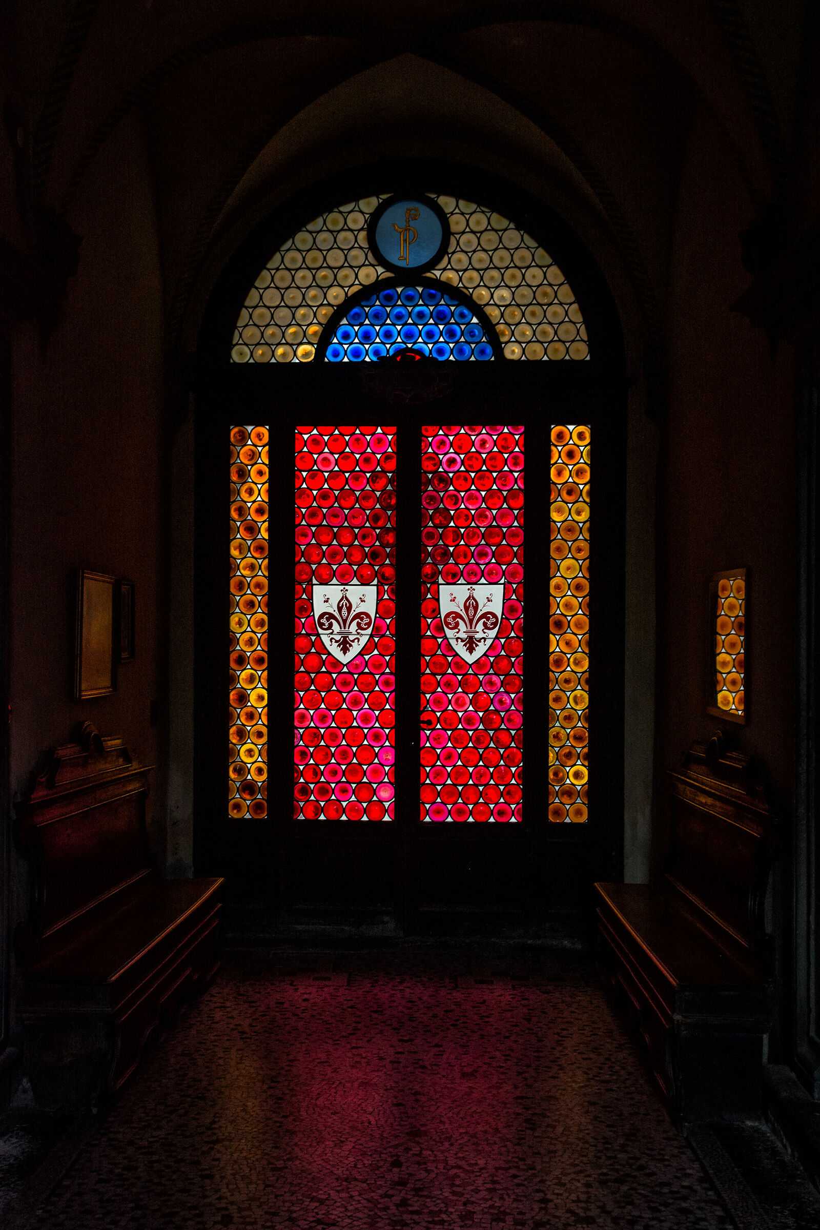 Vetrata rossa di Murano