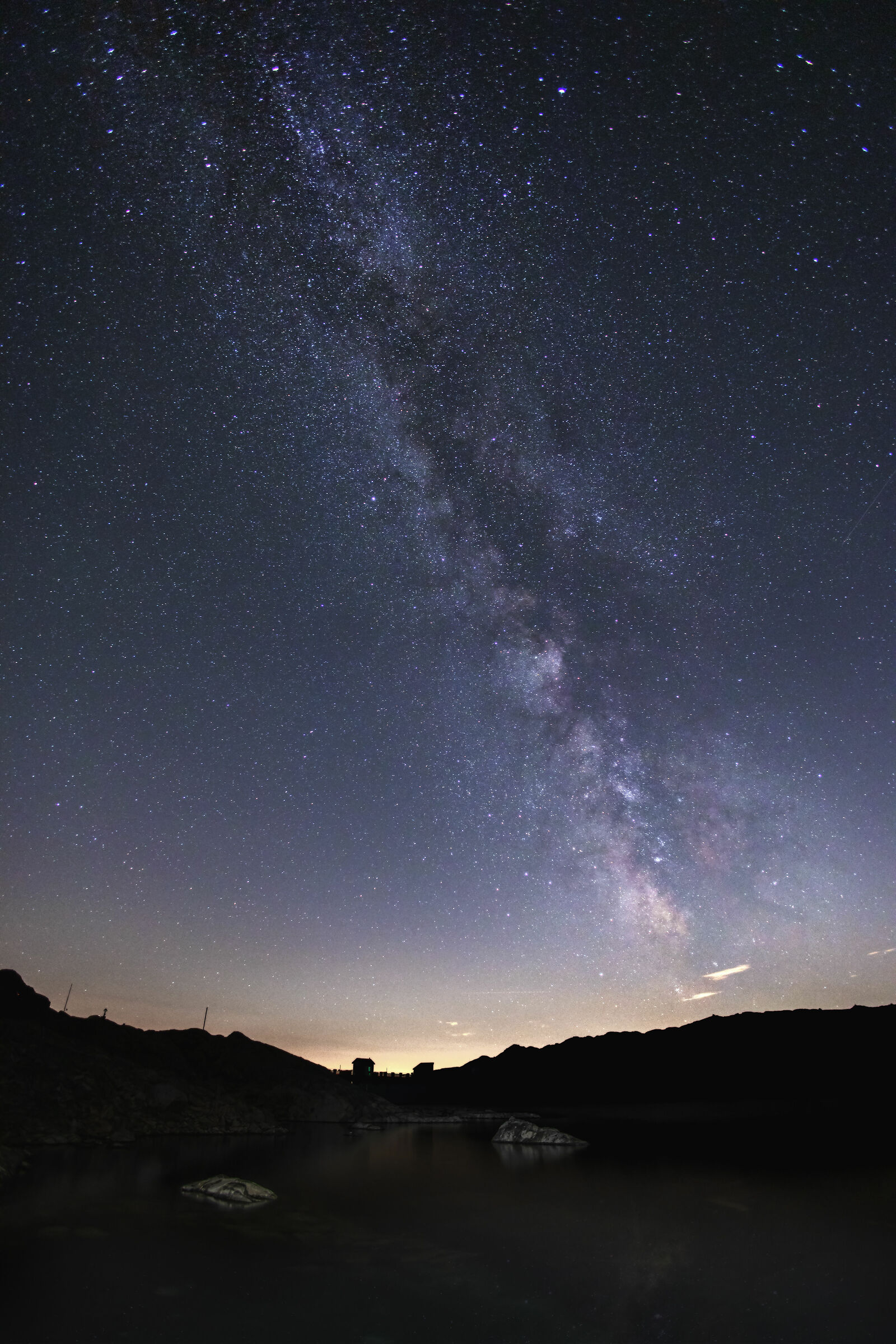Cow Lake - Milky way