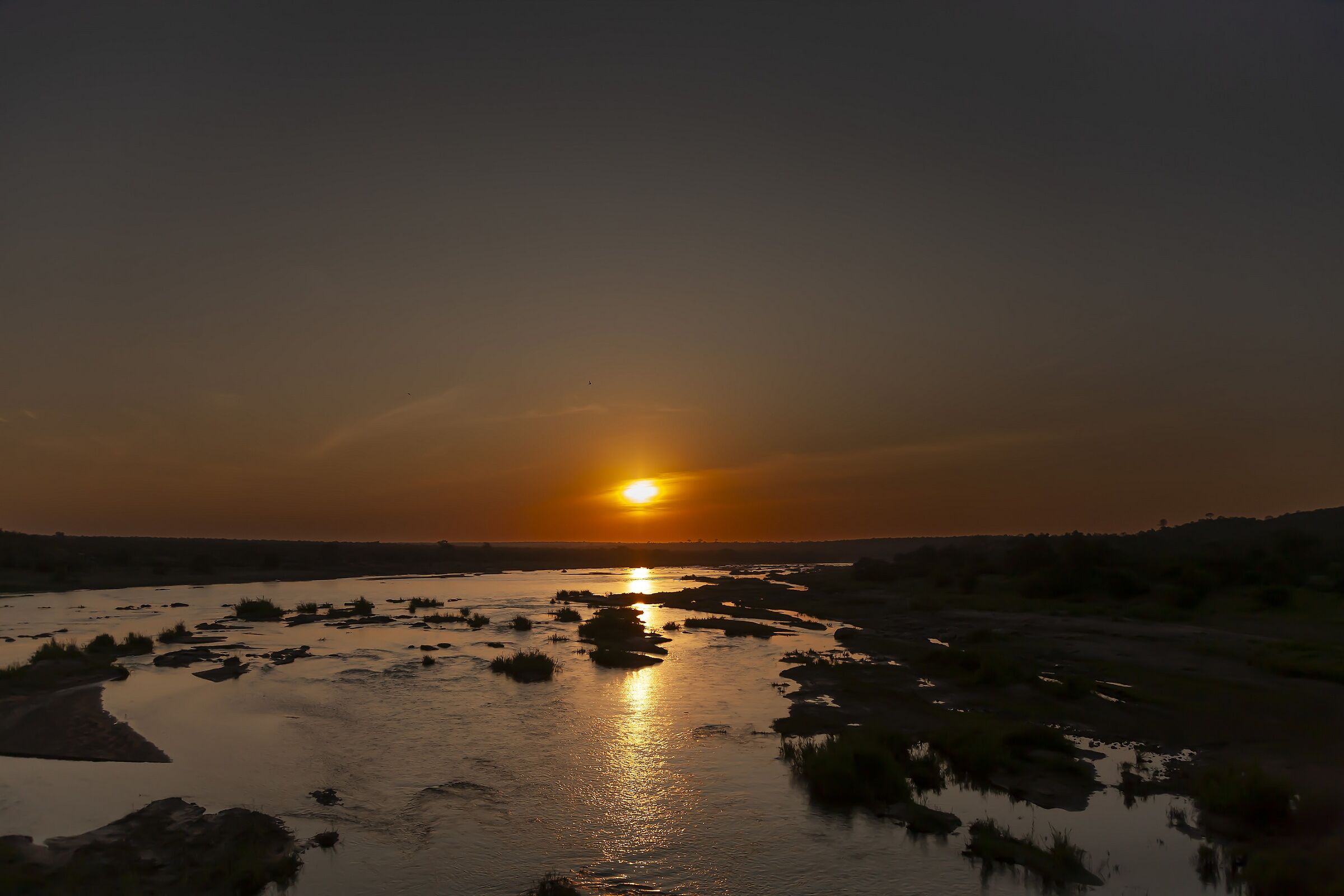 Tramonto sull'Olifants River