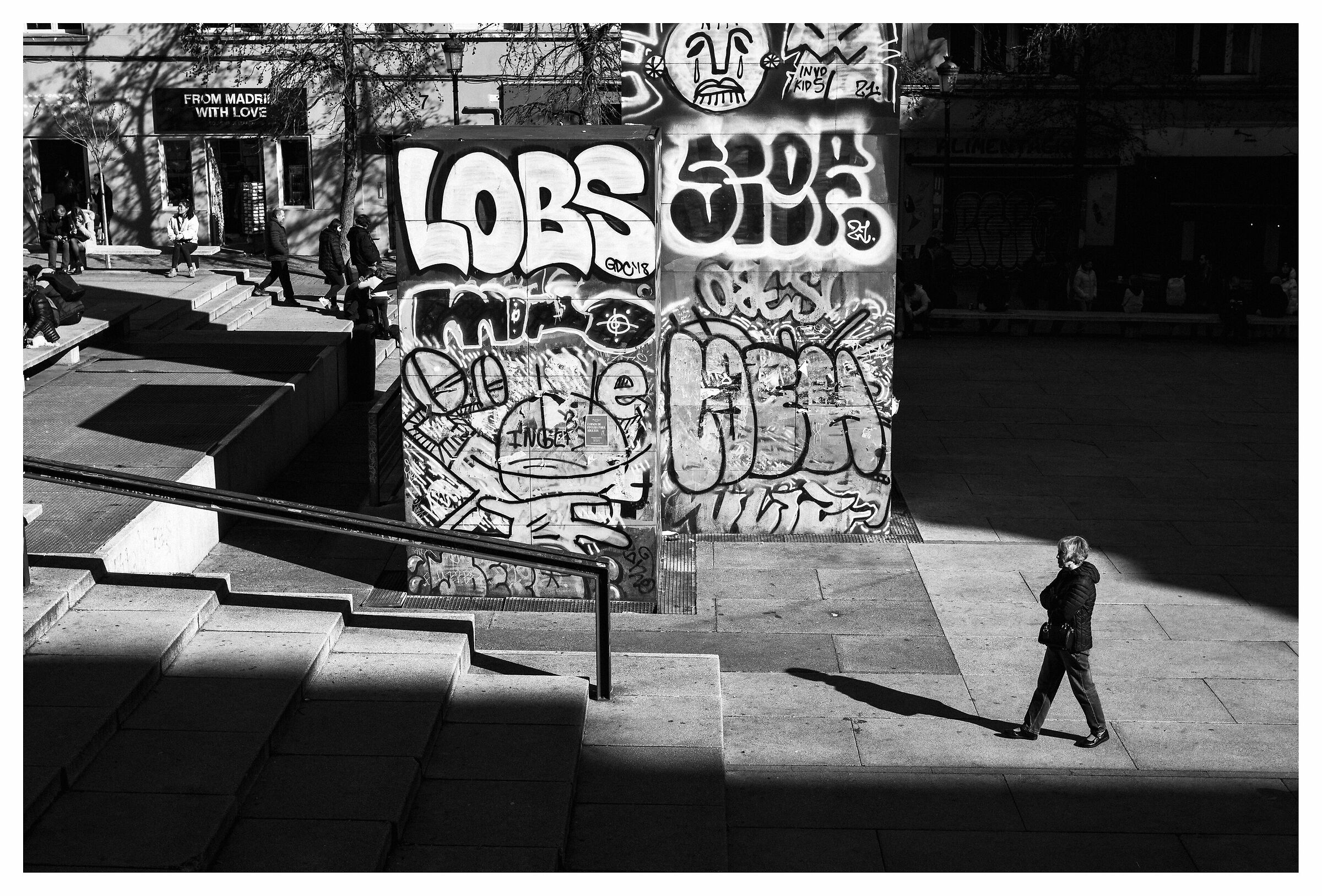 Shadows.