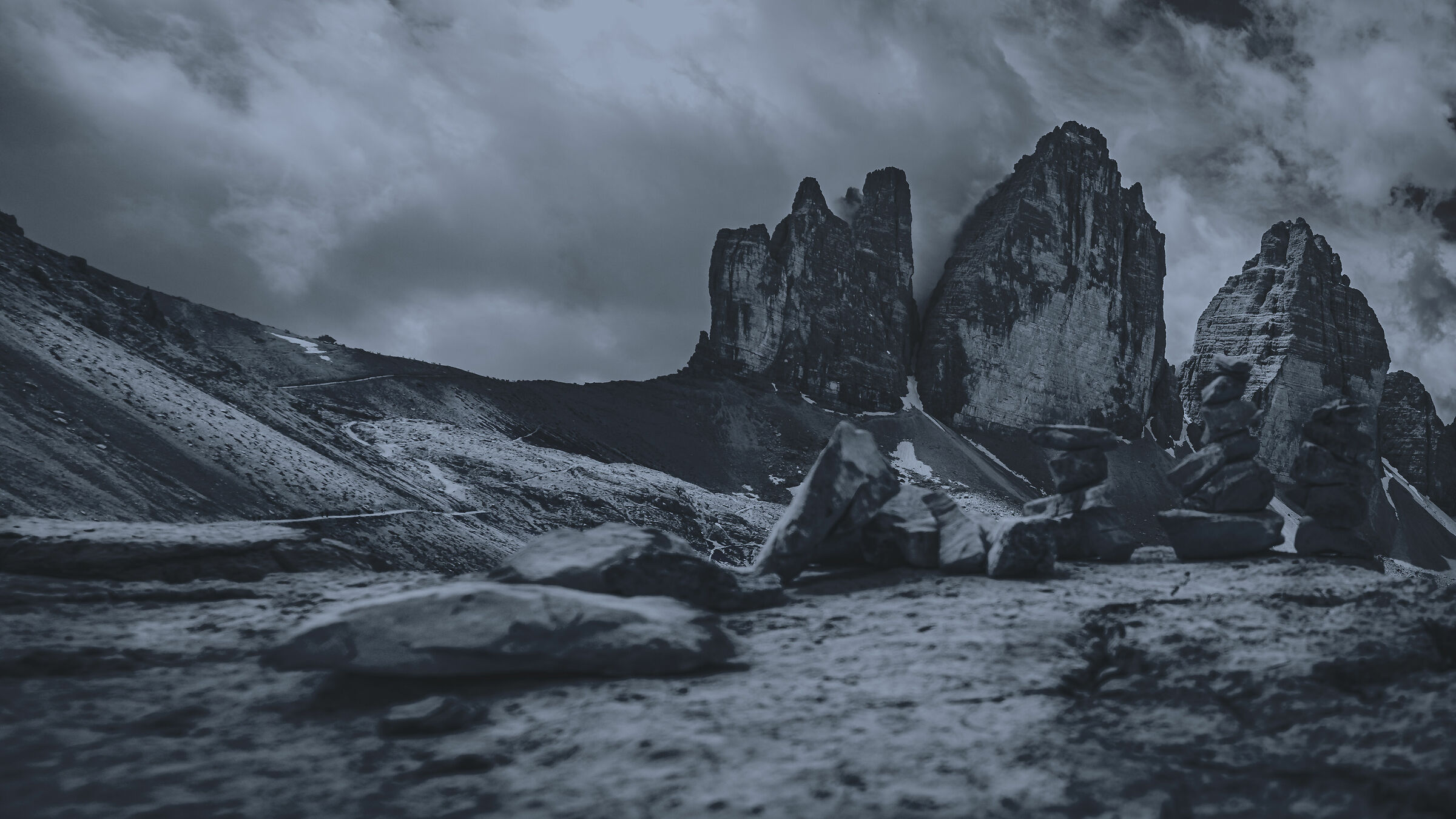 Tre cime in B/N