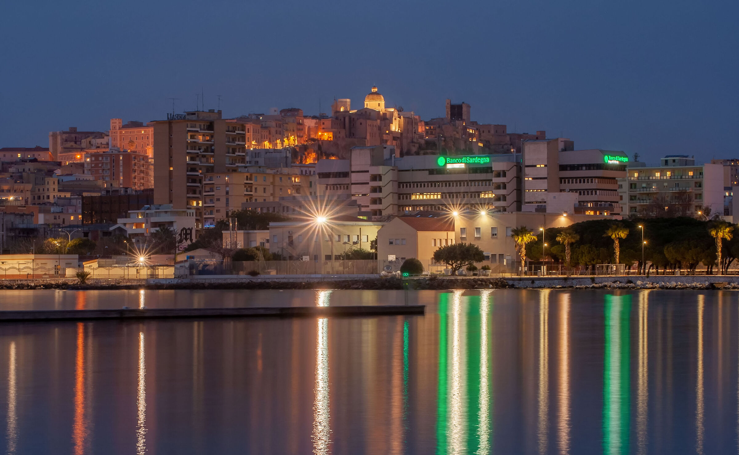 Cagliari and its reflections