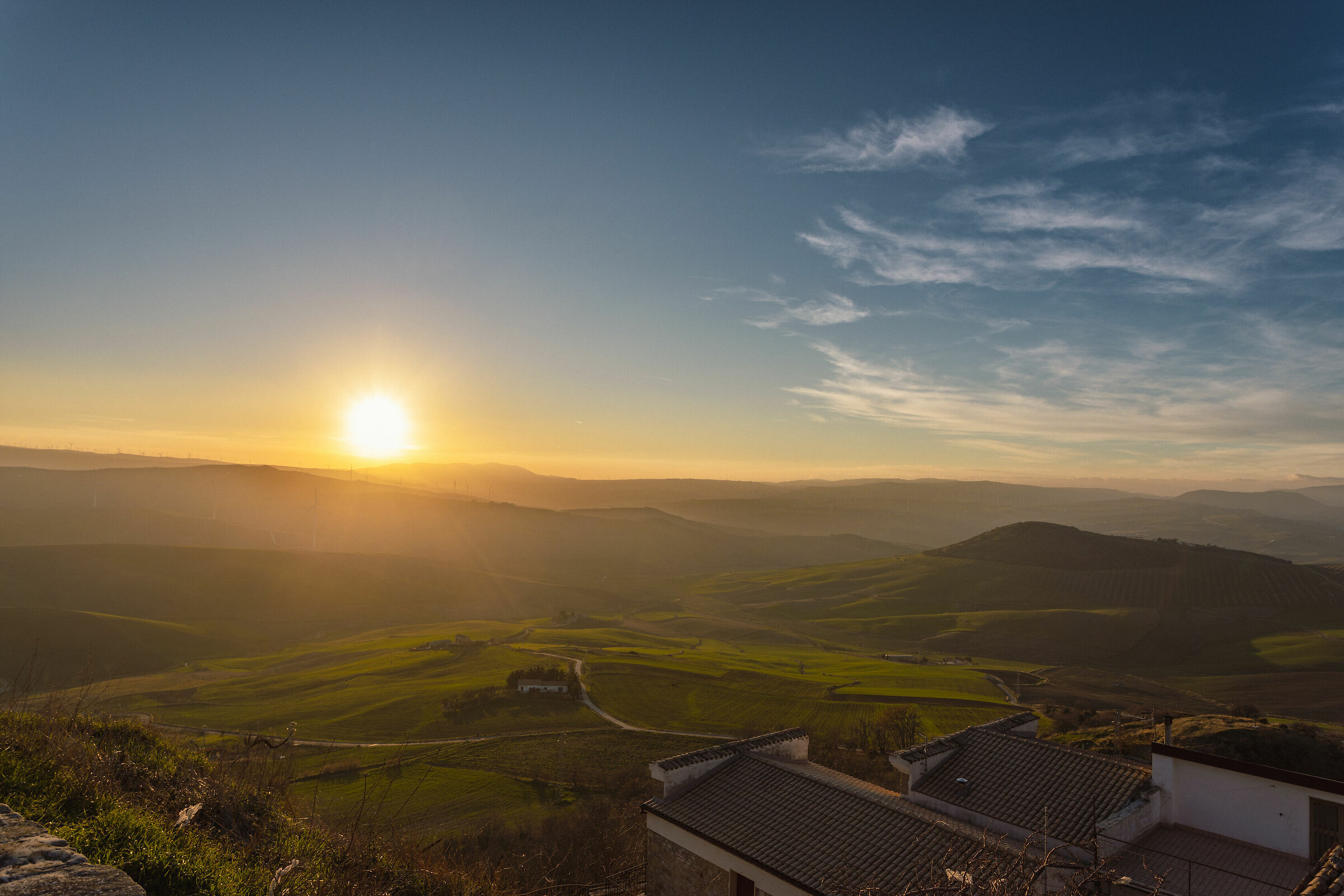 Tramonto a Rocchetta Sant'Antonio (fg)