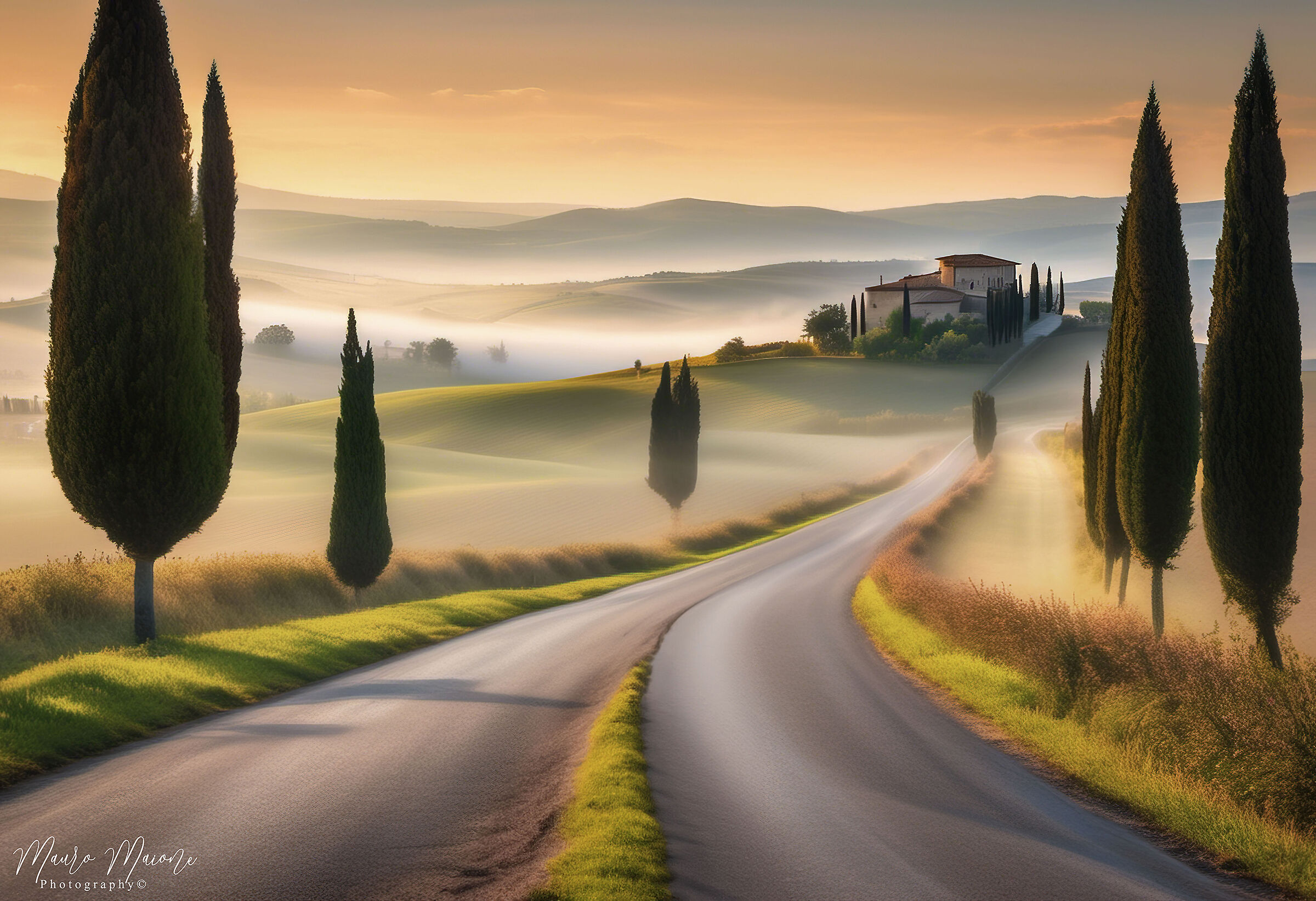 la strada per la fattoria