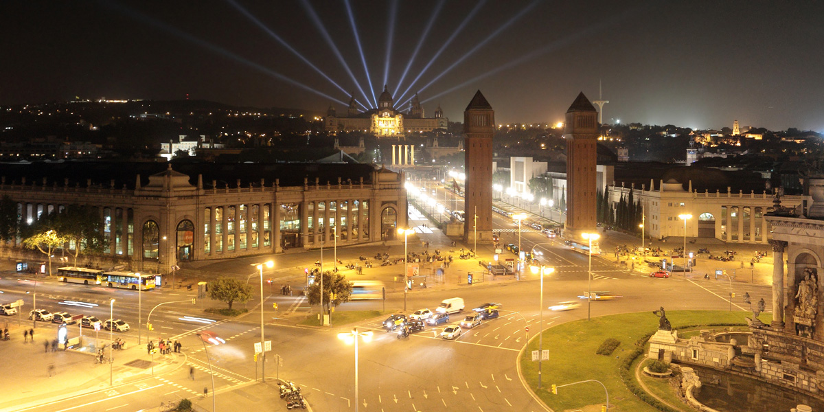 Barcelona by night