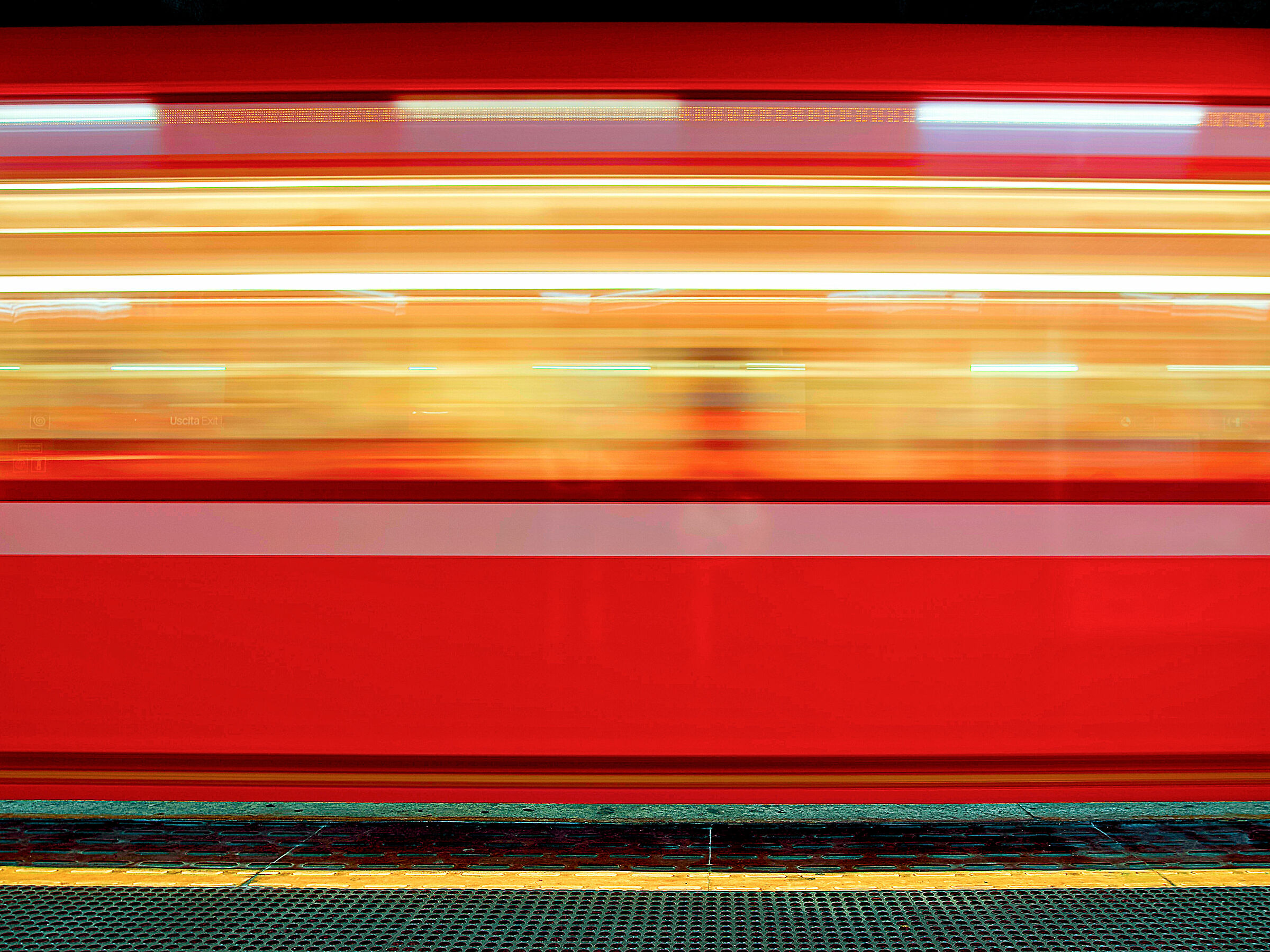 Metro lines.