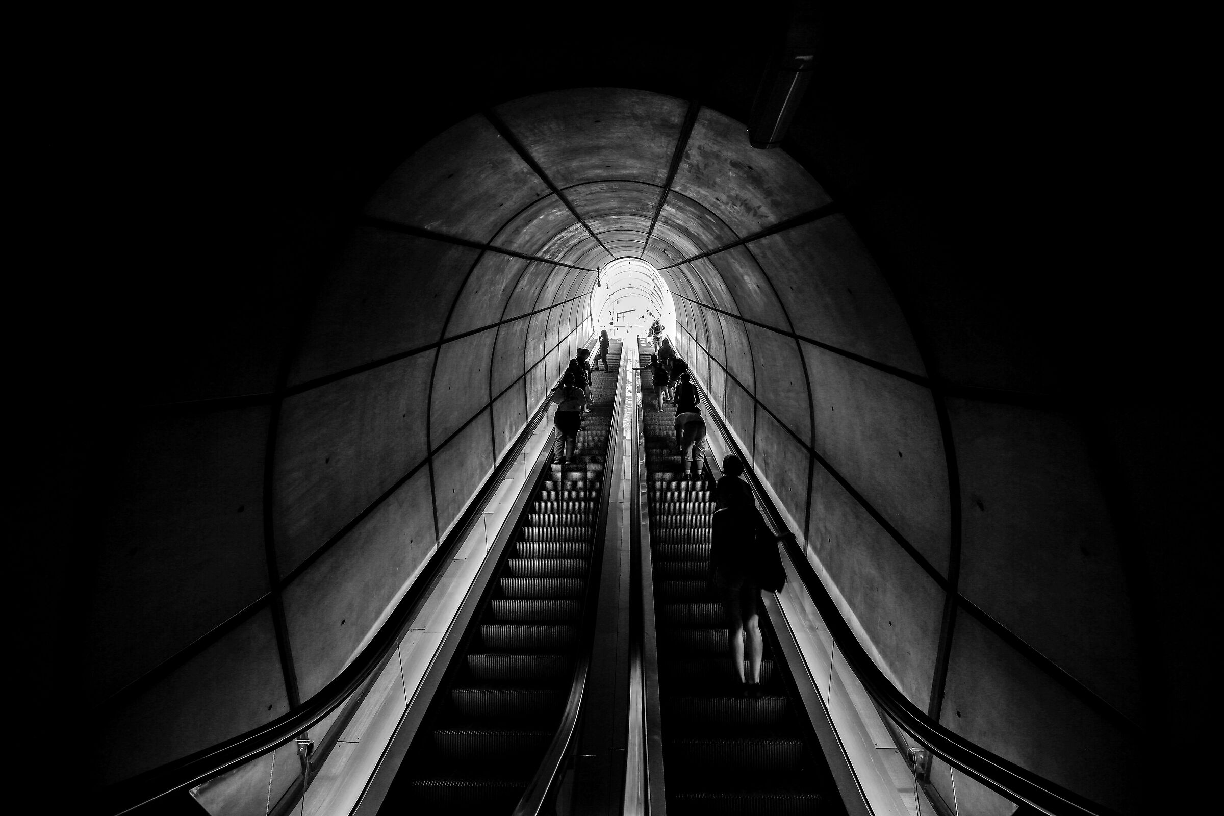 Emerging from the underground of Bilbao
