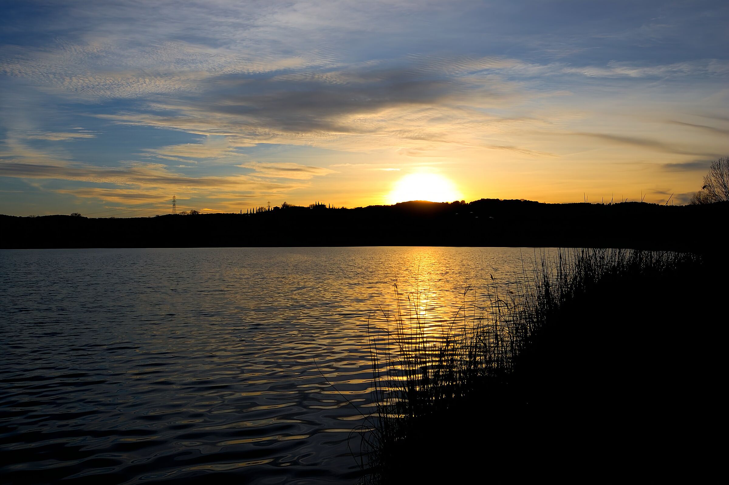 Tramonto Lago dell'Accesa