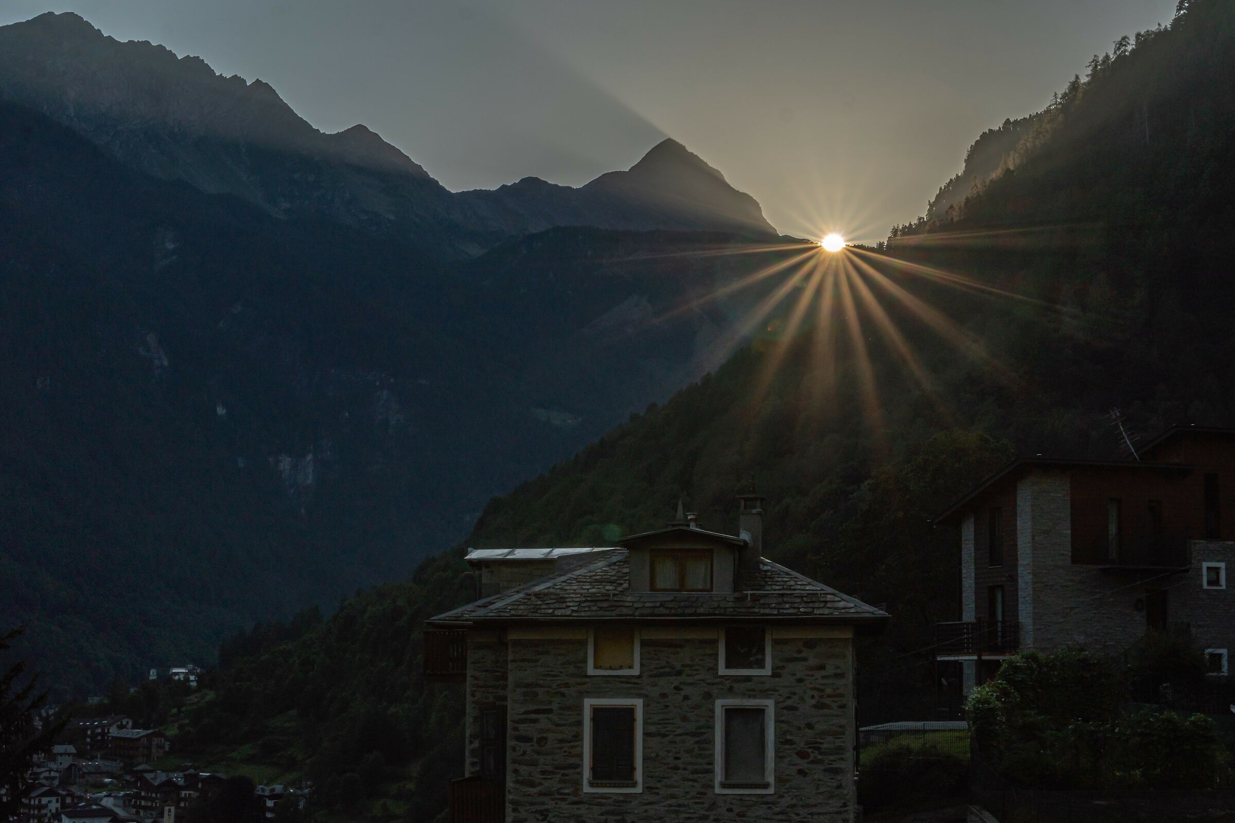 Sunrise in Val Malenco