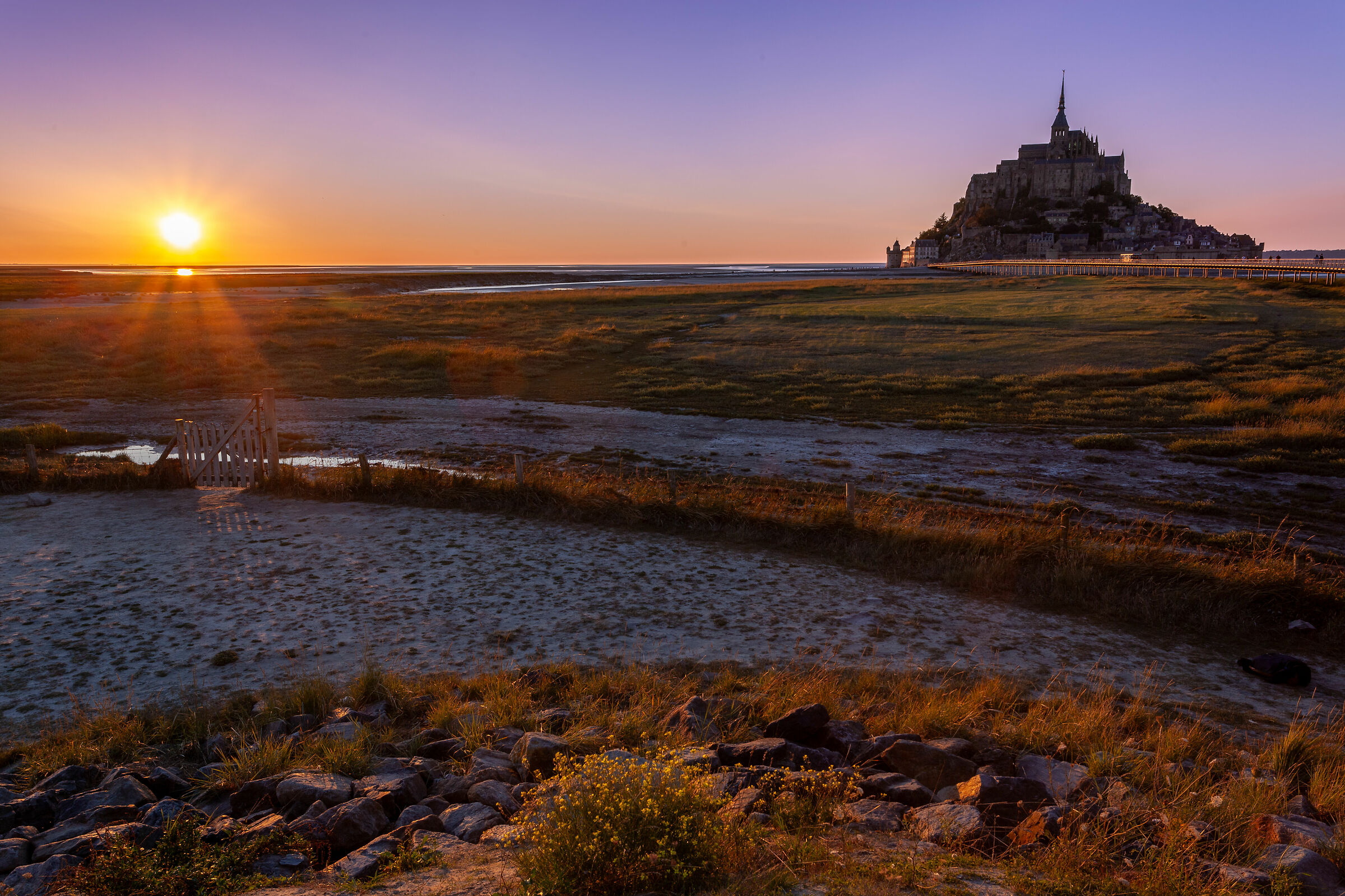 Mont Saint Michel - Sunset HDR