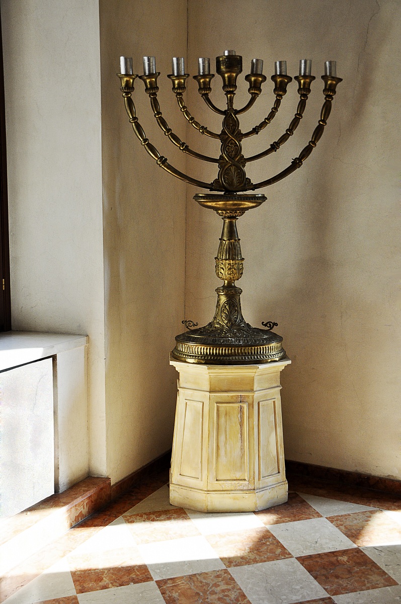 Hanukkyah, the nine-branched menorah