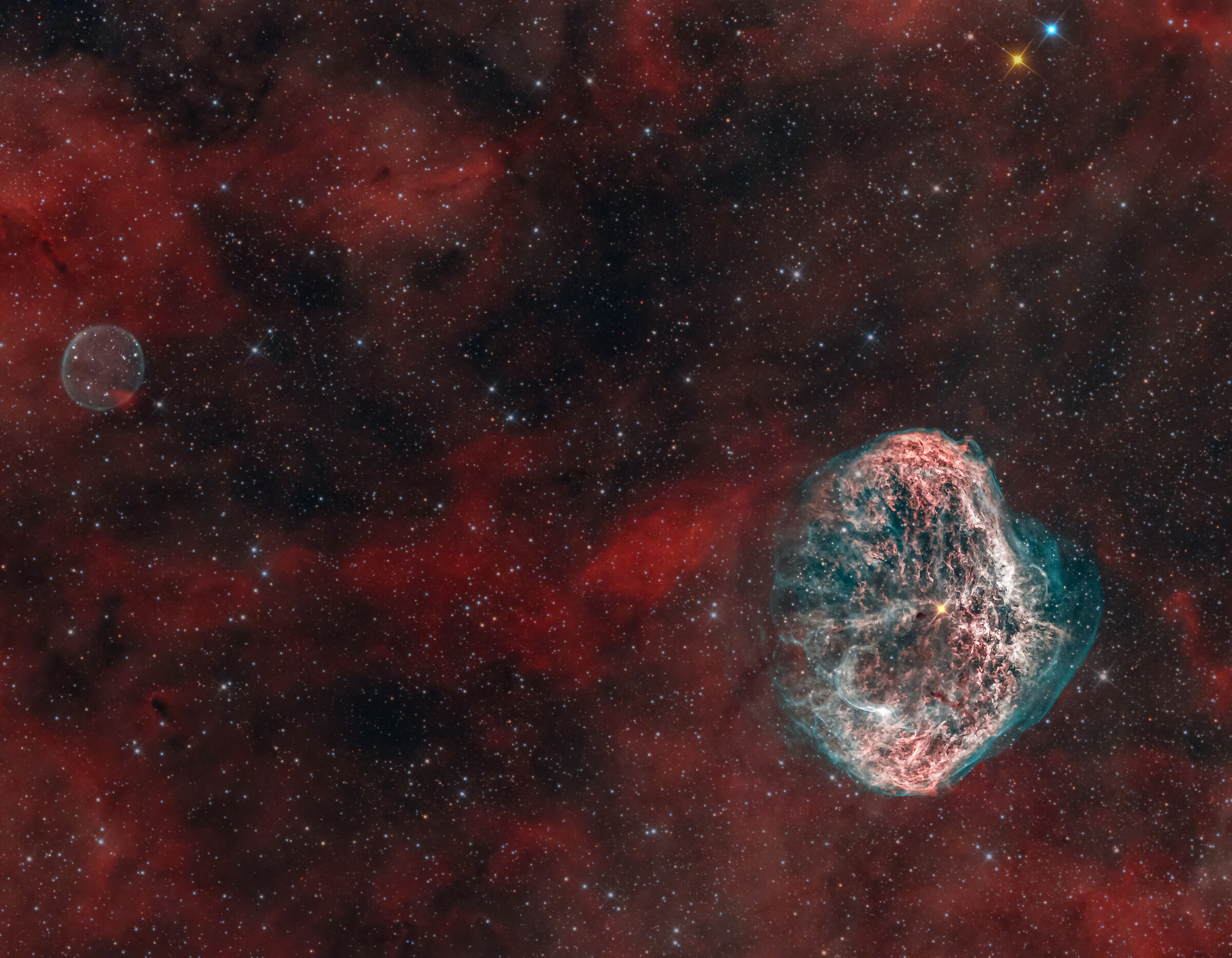 Dalla Nebulosa crescent alla nebulosa bolla di sapone