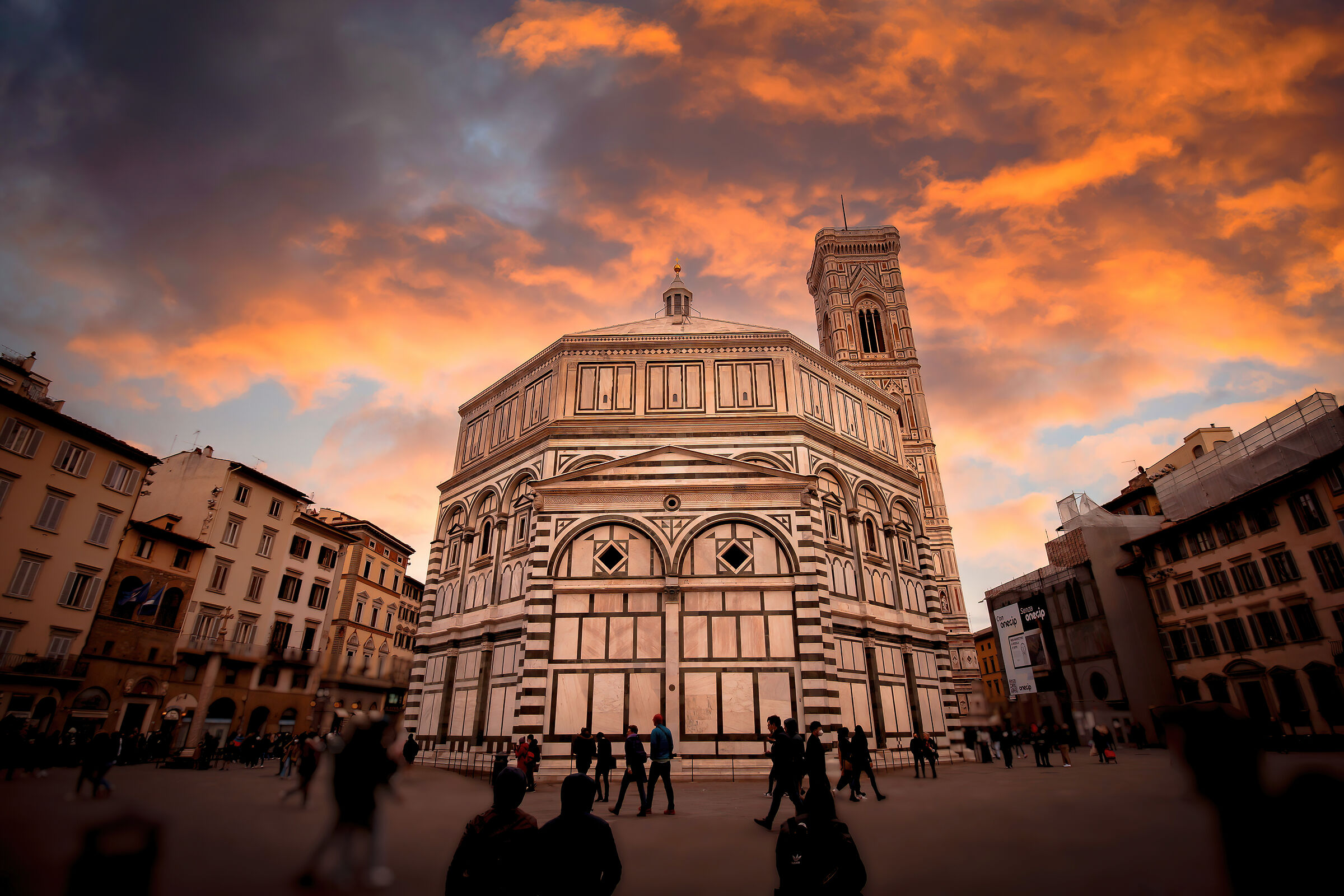 Battistero di San Giovanni . Firenze.vita quotidiana