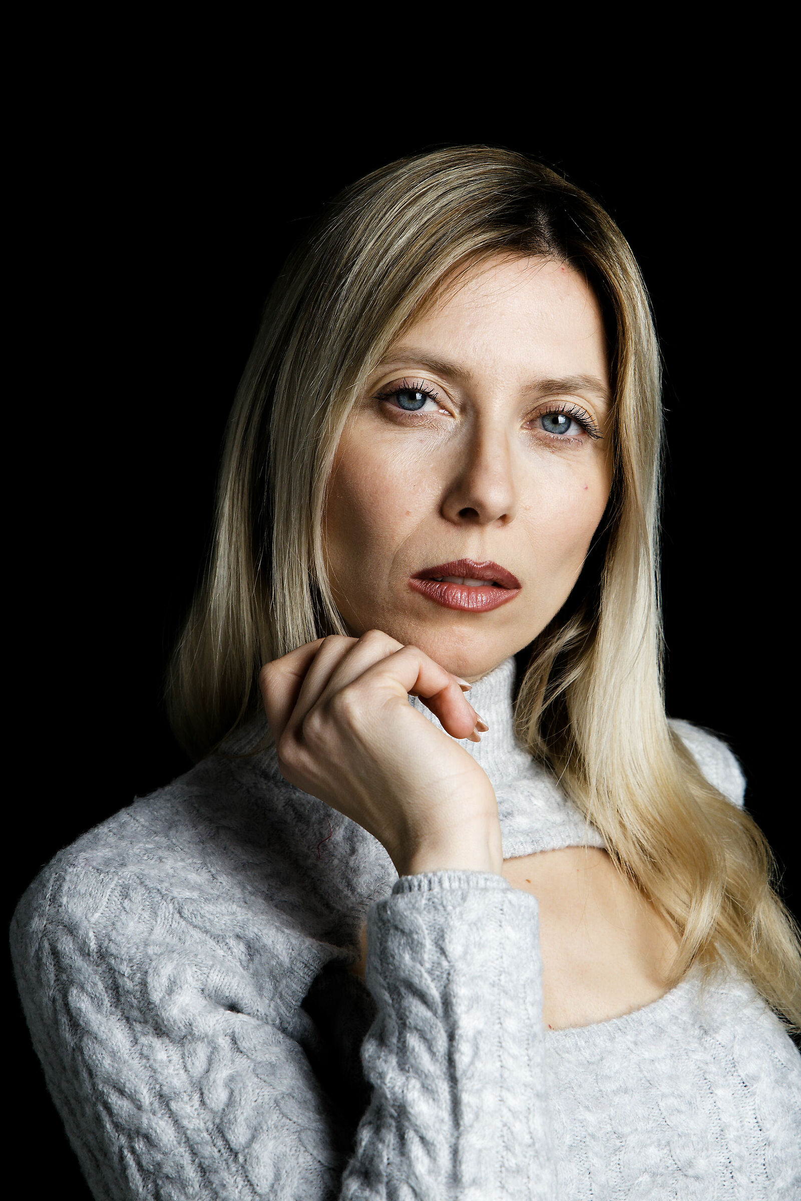 First studio photo. First Portrait