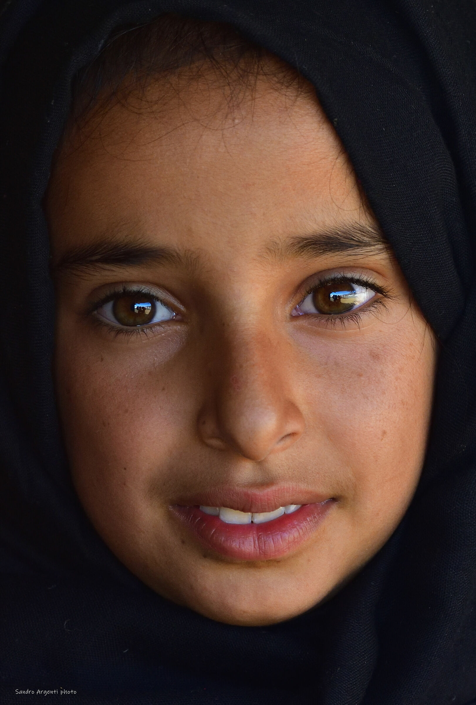 La luce negli occhi di una Ragazza omanita.
