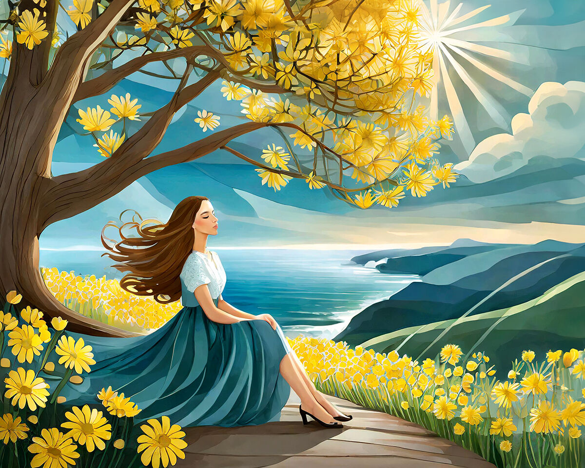 L'Essenza Femminile nell'Infinito dell'Oceano