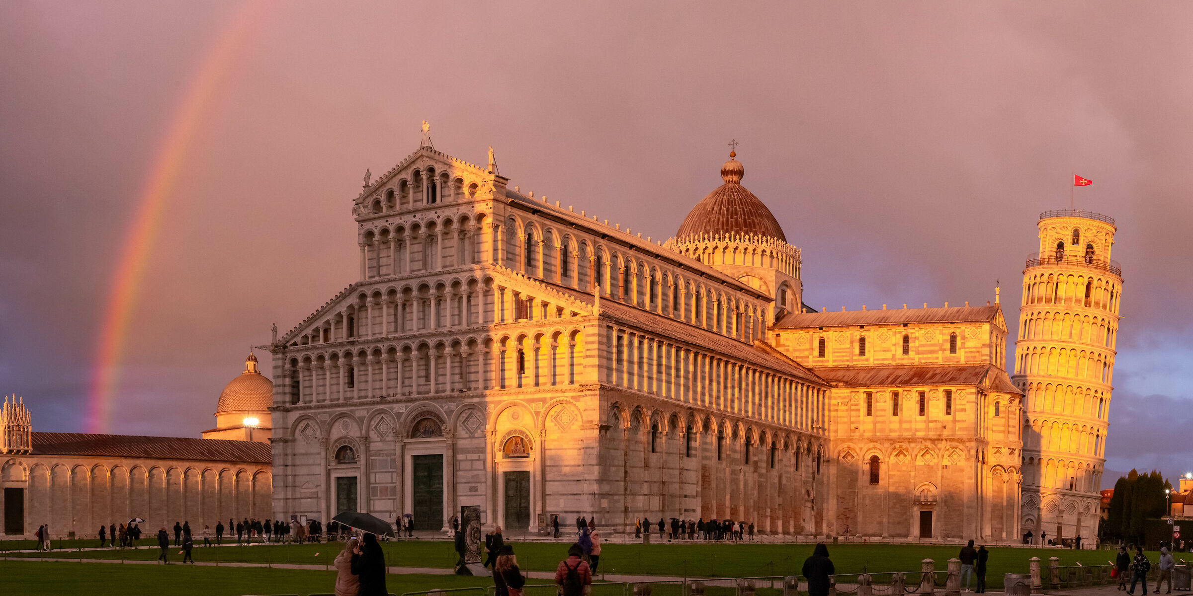 Rainbow over Piazza dei Miracoli