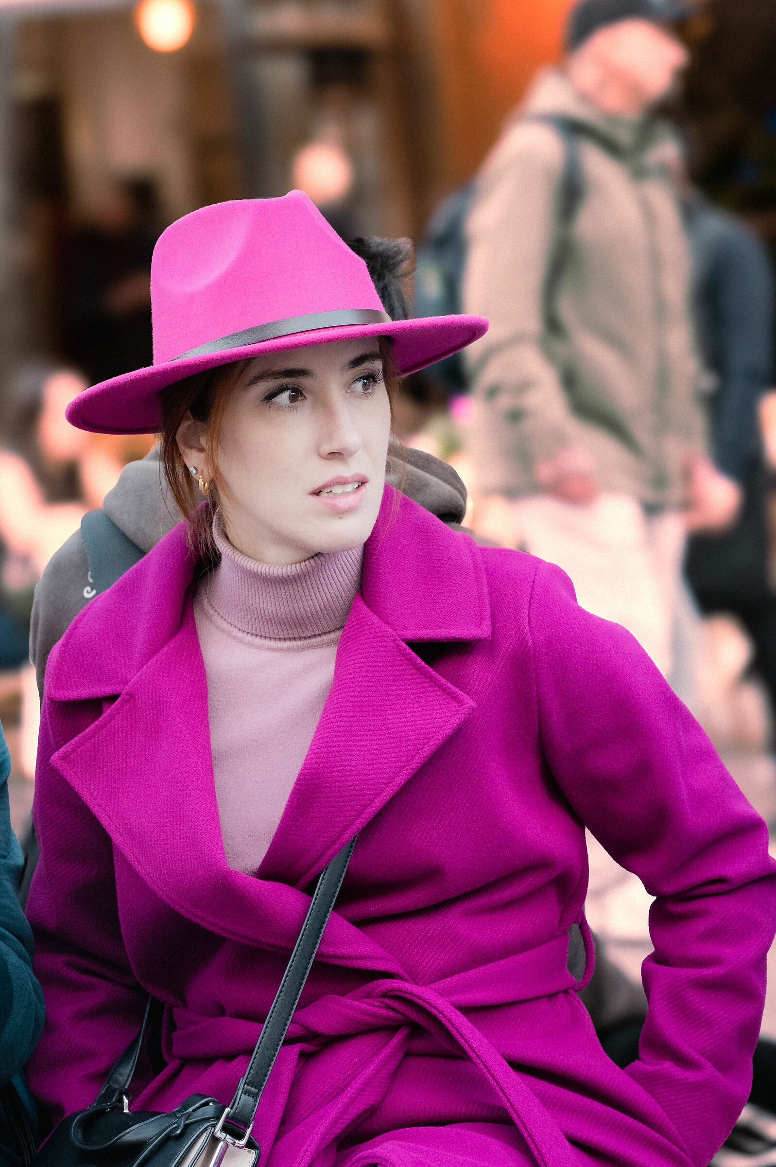 Fashion week (?) in piazza Navona.