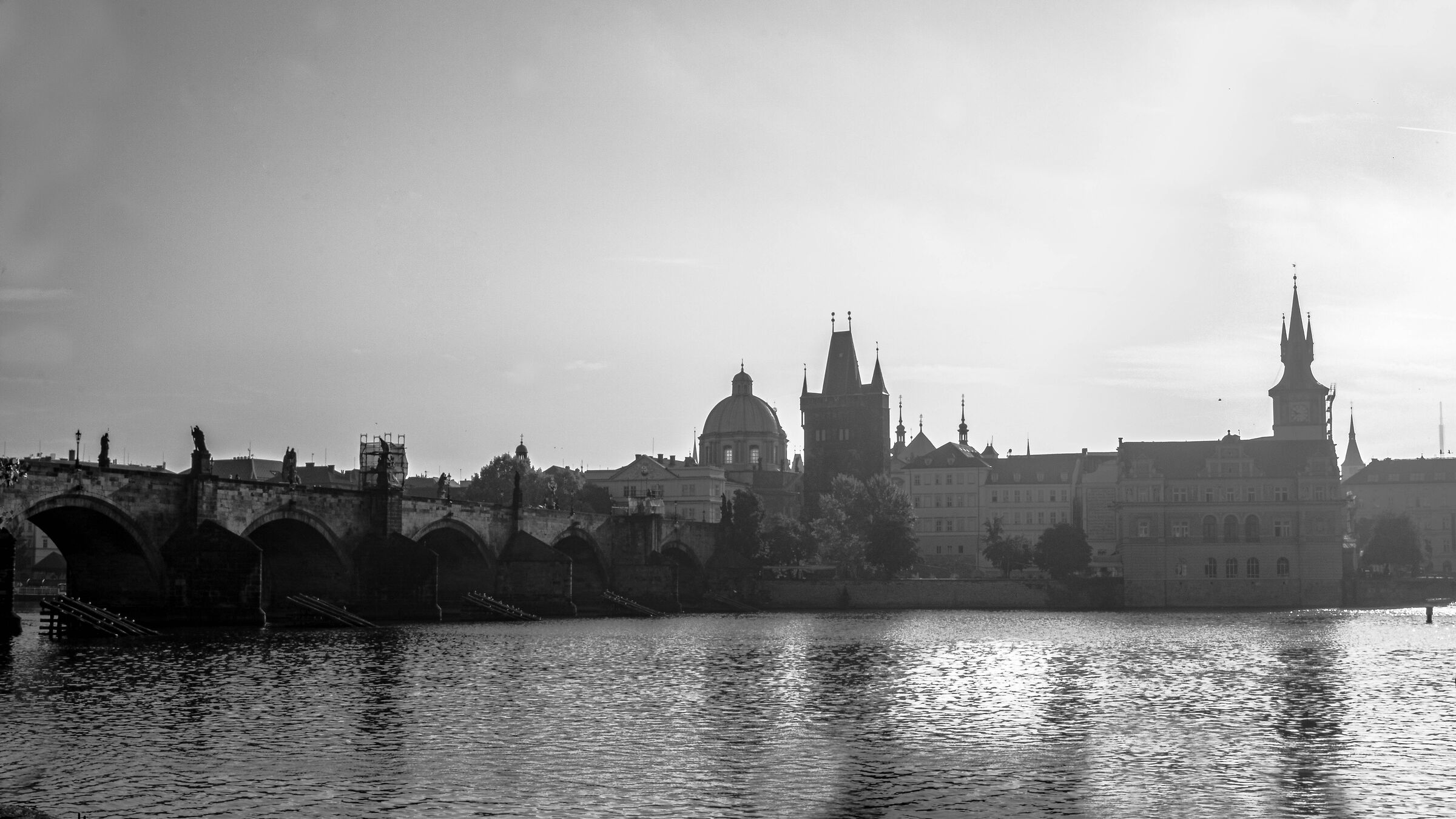 Vista dall'isola di Kampa