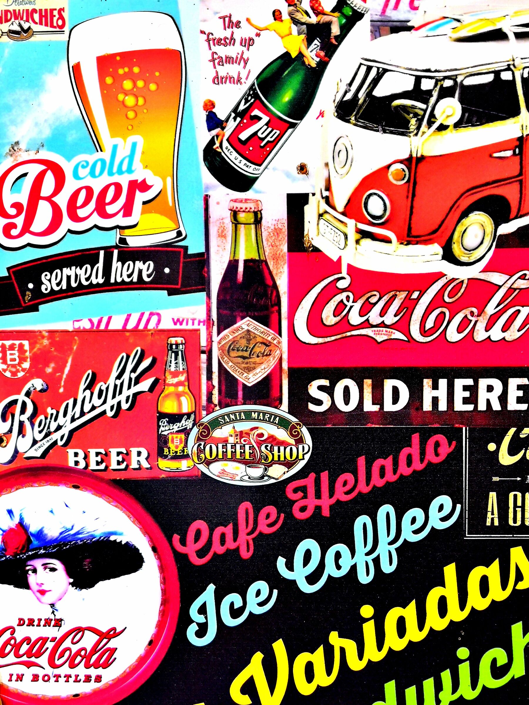 Cartellone vintage a Fuerteventura