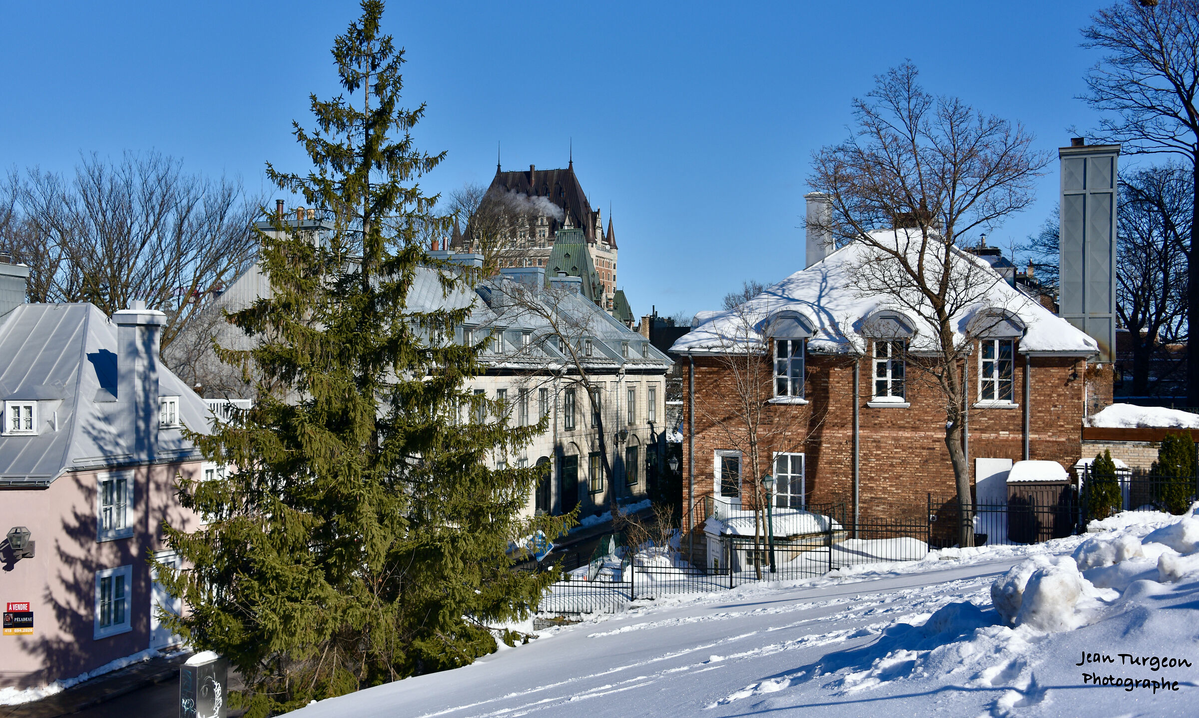 Bella strada vecchia Quebec City