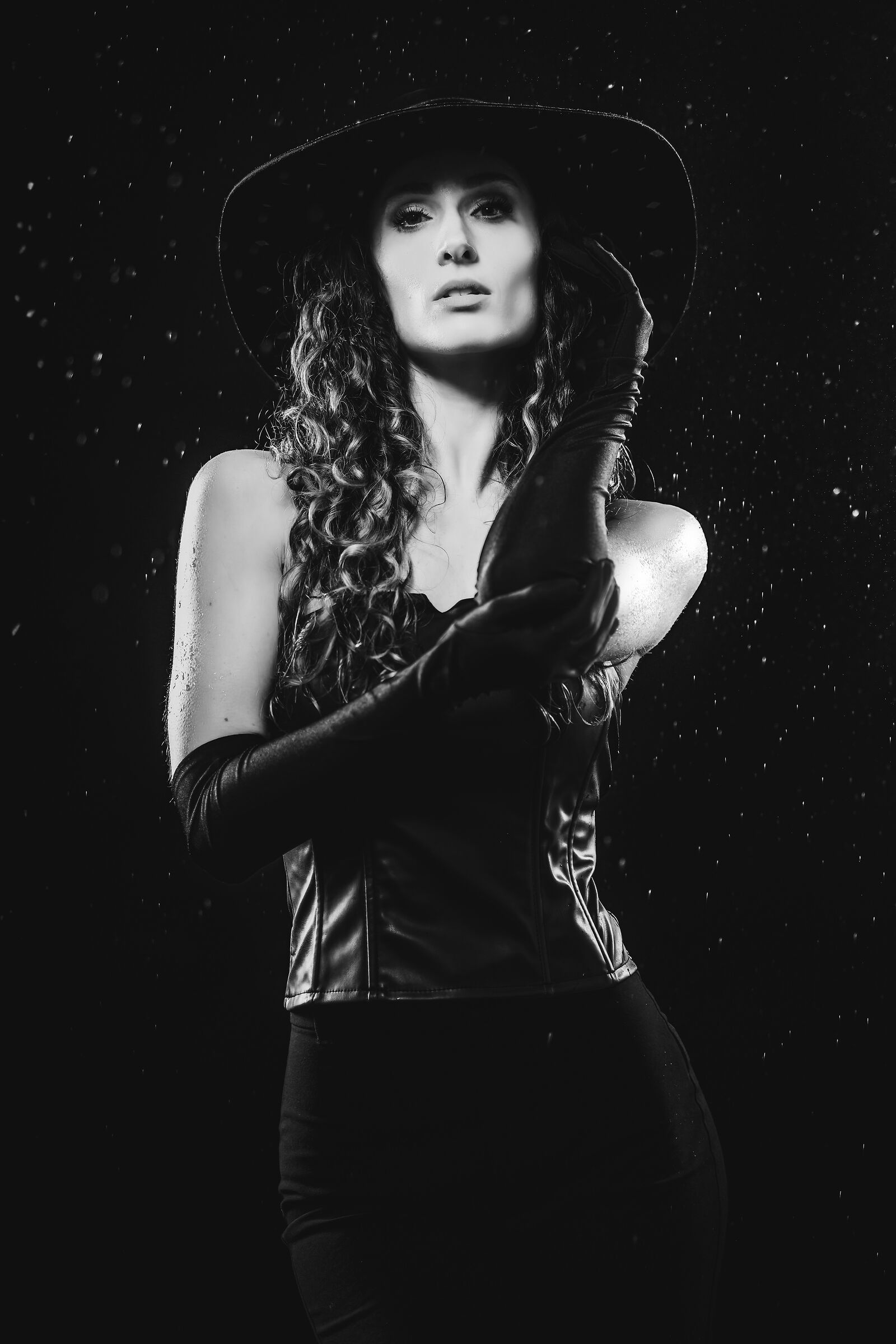 Noir Style under the rain