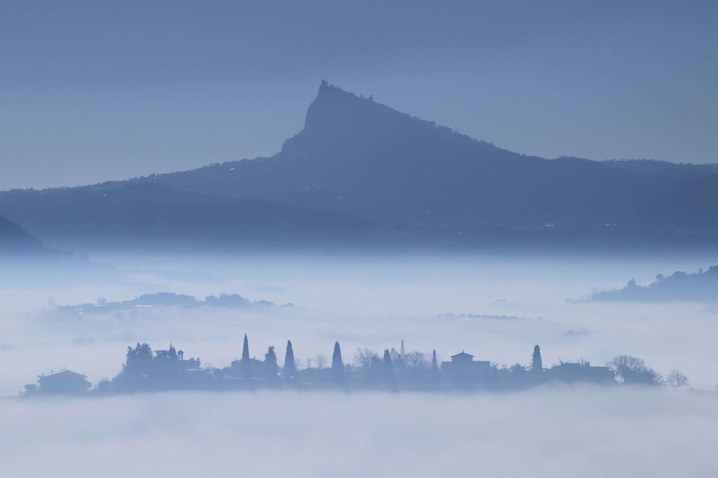...L'azzurra vision di San Marino...