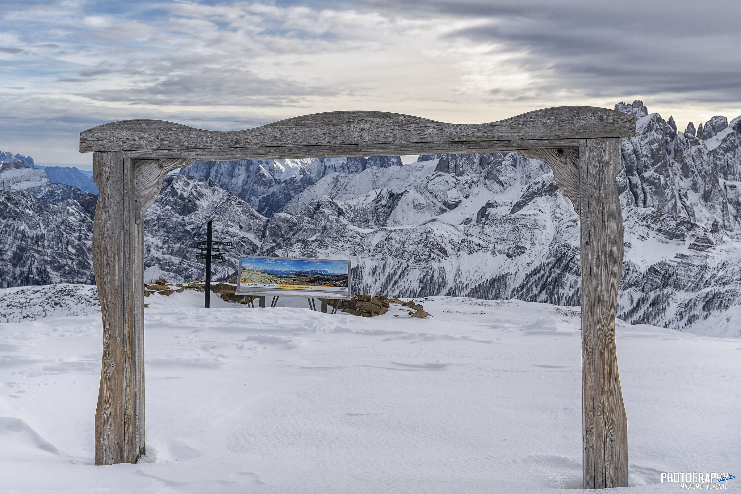 Window on the mountains.