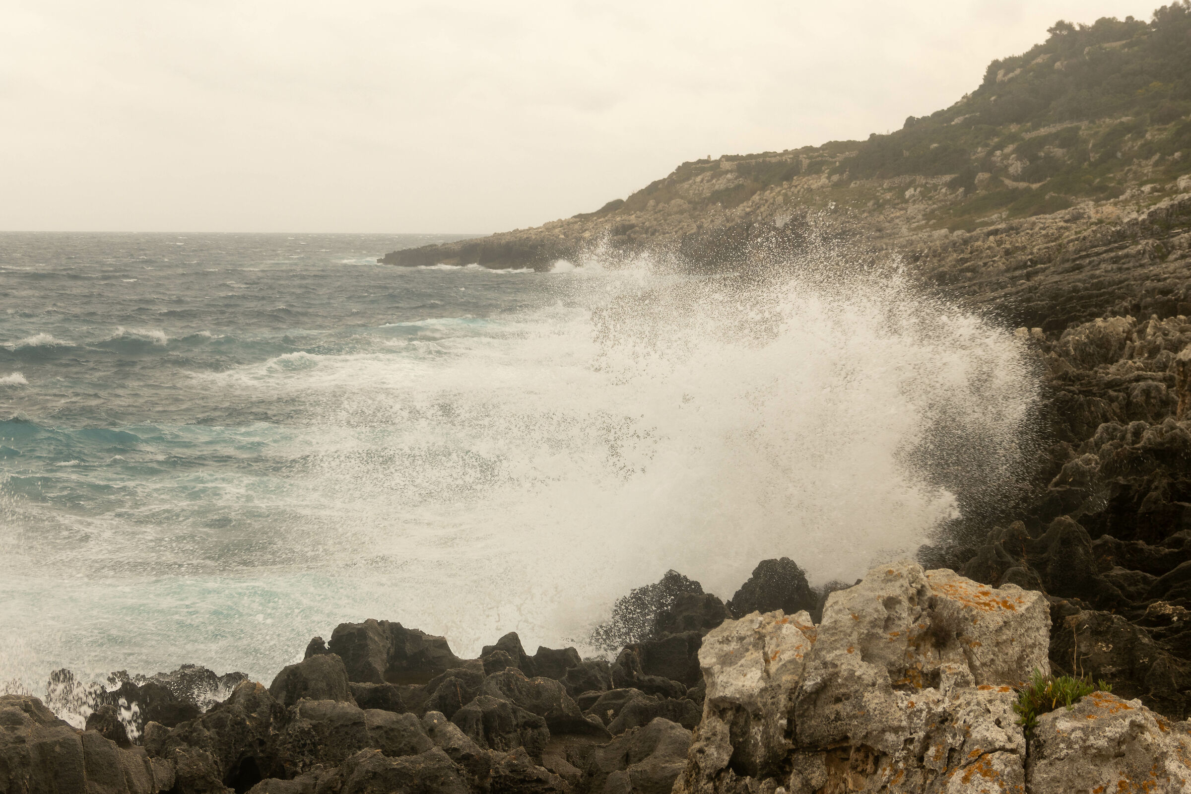 Sea storm