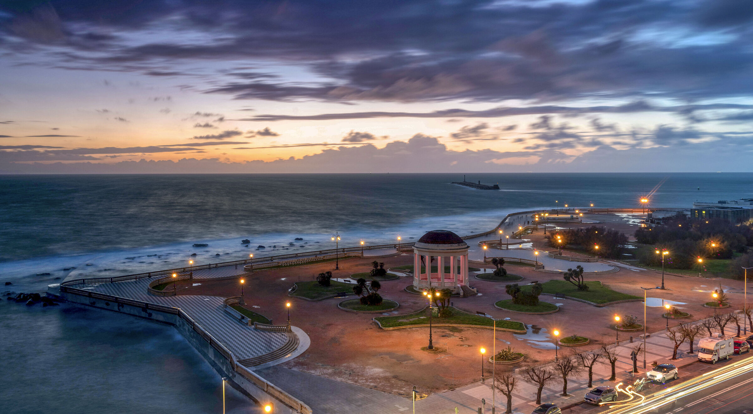 Sunset at the Terrace in Livorno
