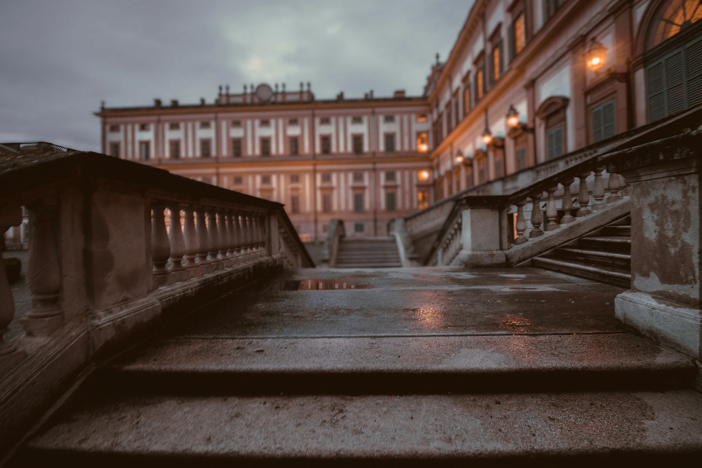 scalinata villa reale Monza