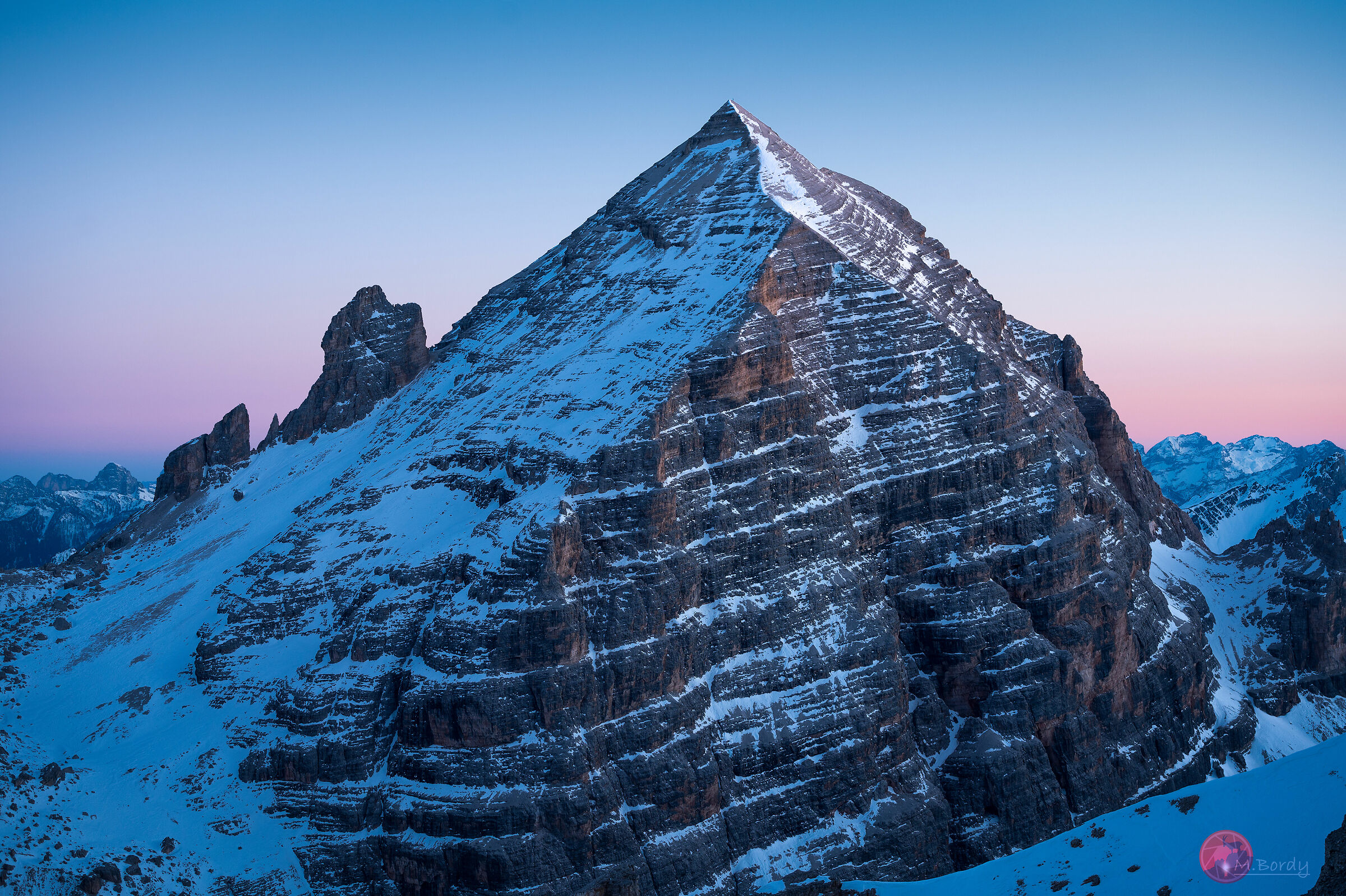 Tofana di Rozes al tramonto