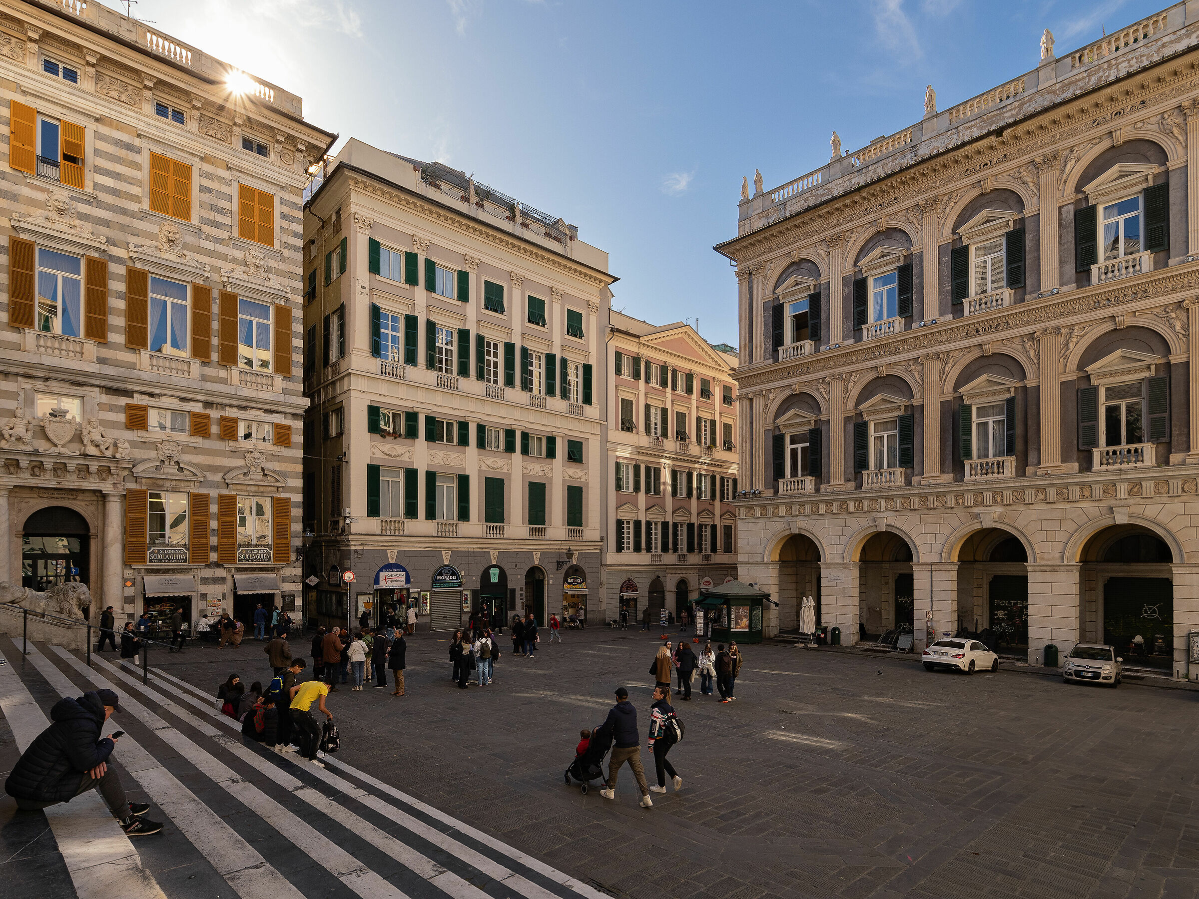 Genova - Piazza San Lorenzo - Scorcio
